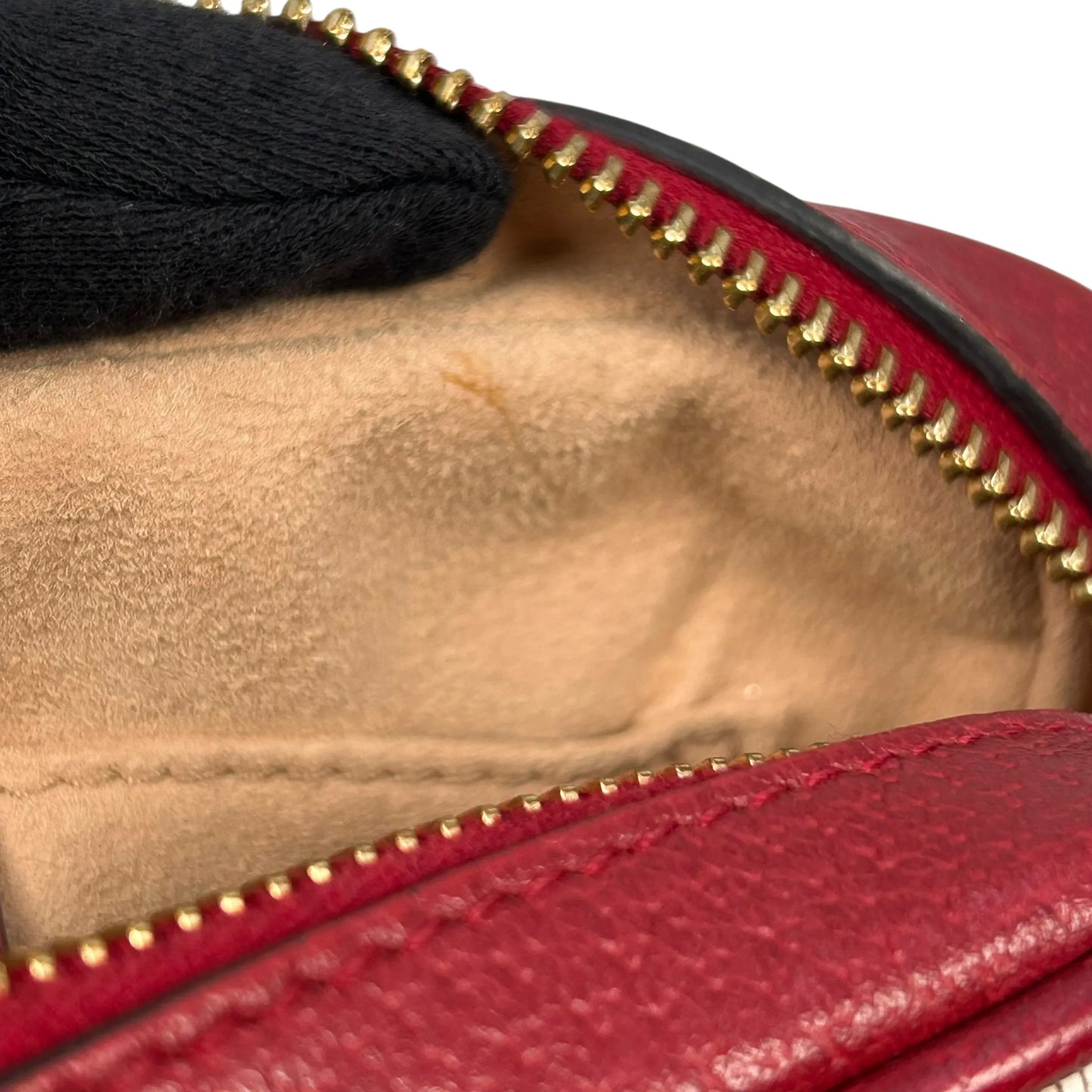 GUCCI GG Flora Ophidia Shoulder Bag - Red
