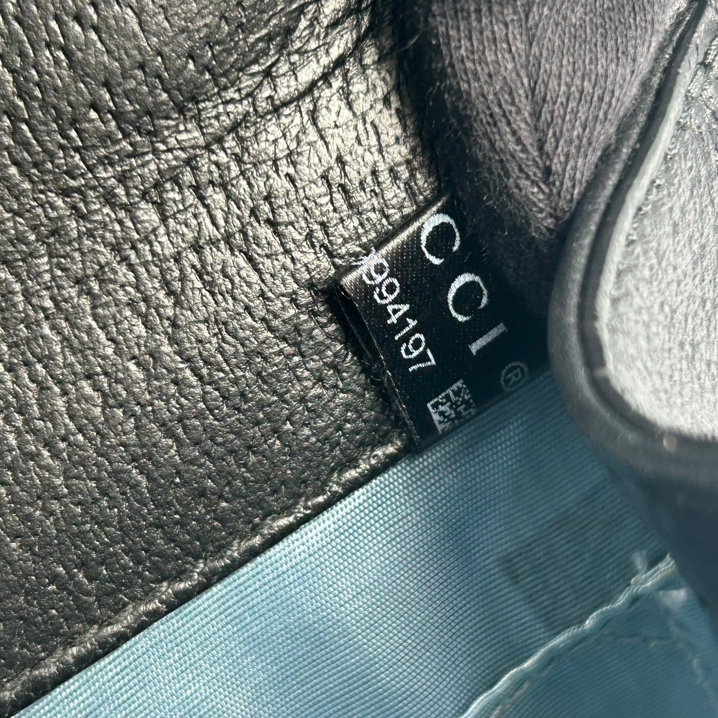 GUCCI Sylvie Web Line Hand Bag - Black