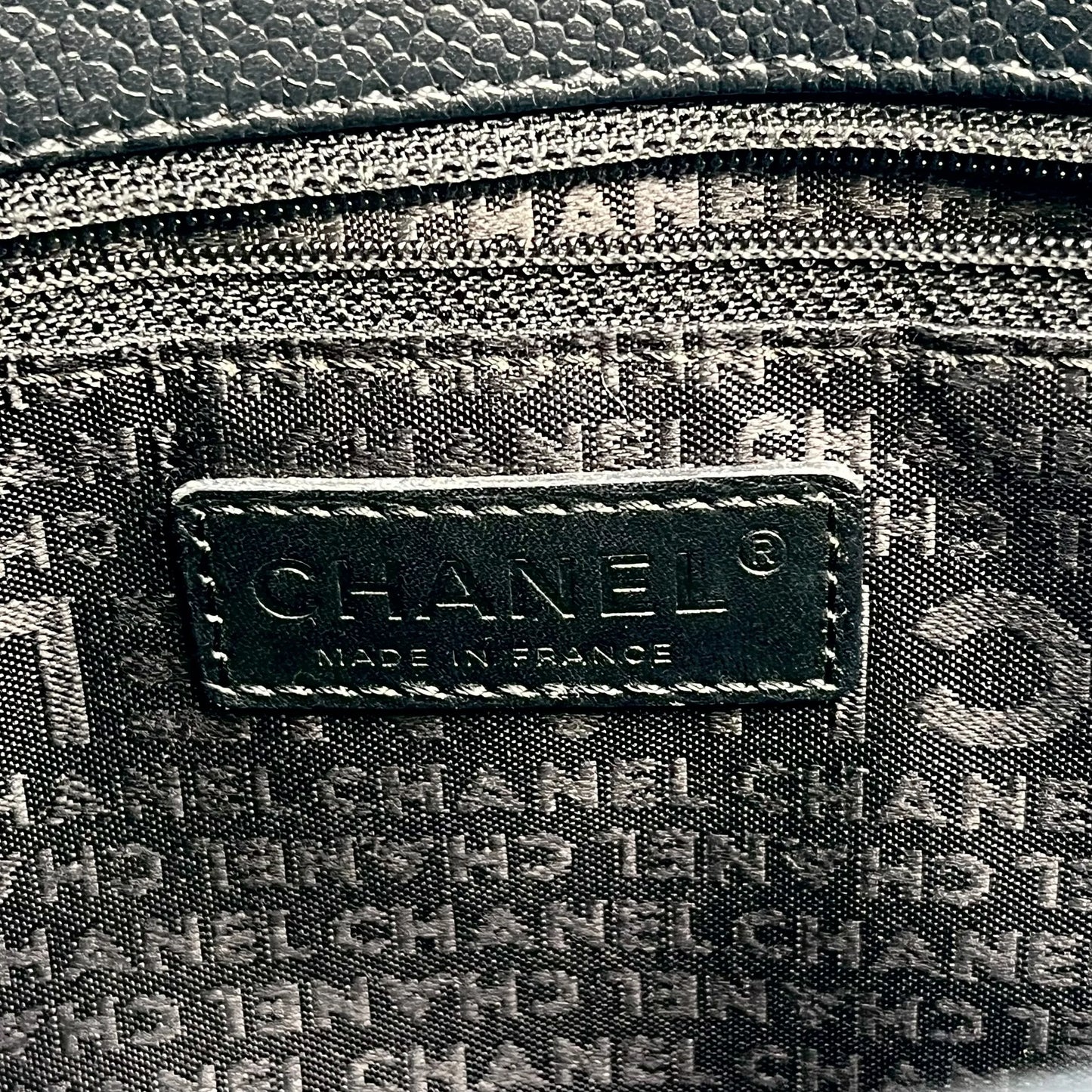 CHANEL Chocolate Bar Tote Bag - Black