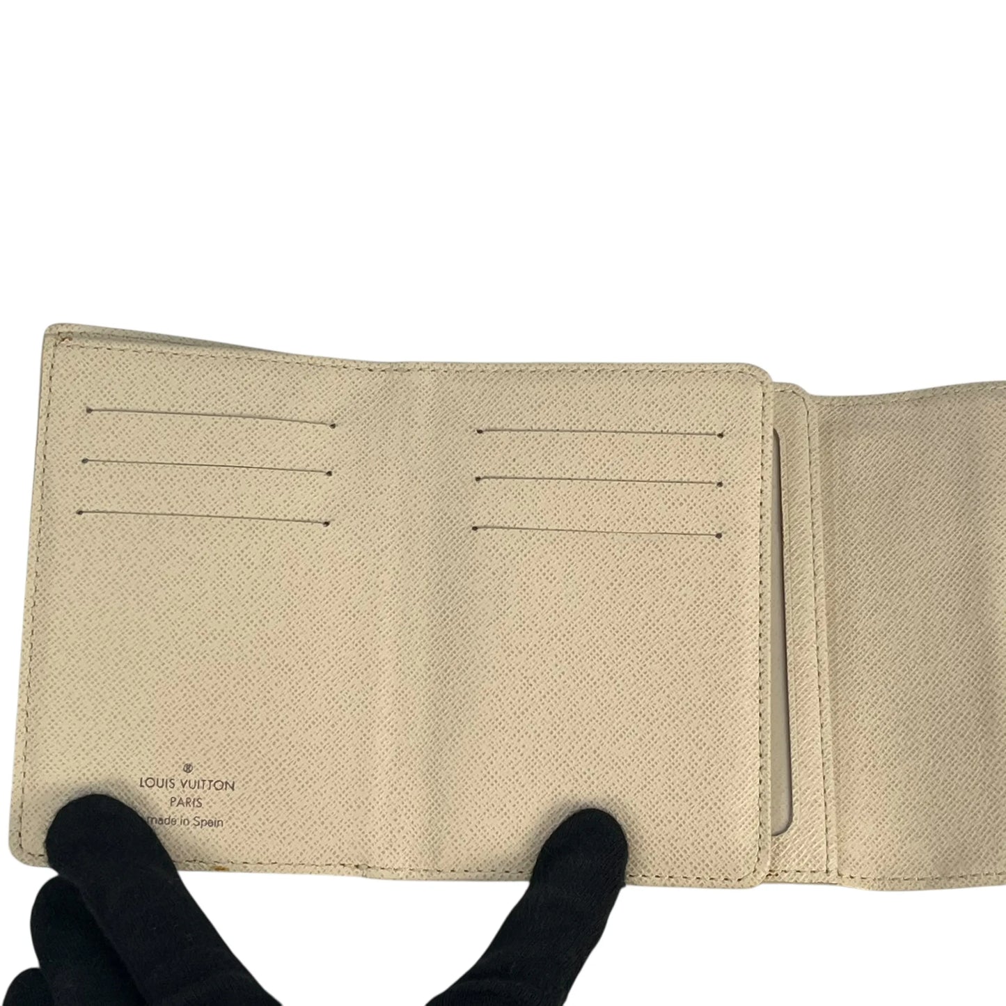 Louis Vuitton Damier Portefeuille Koala Compact Wallet - White