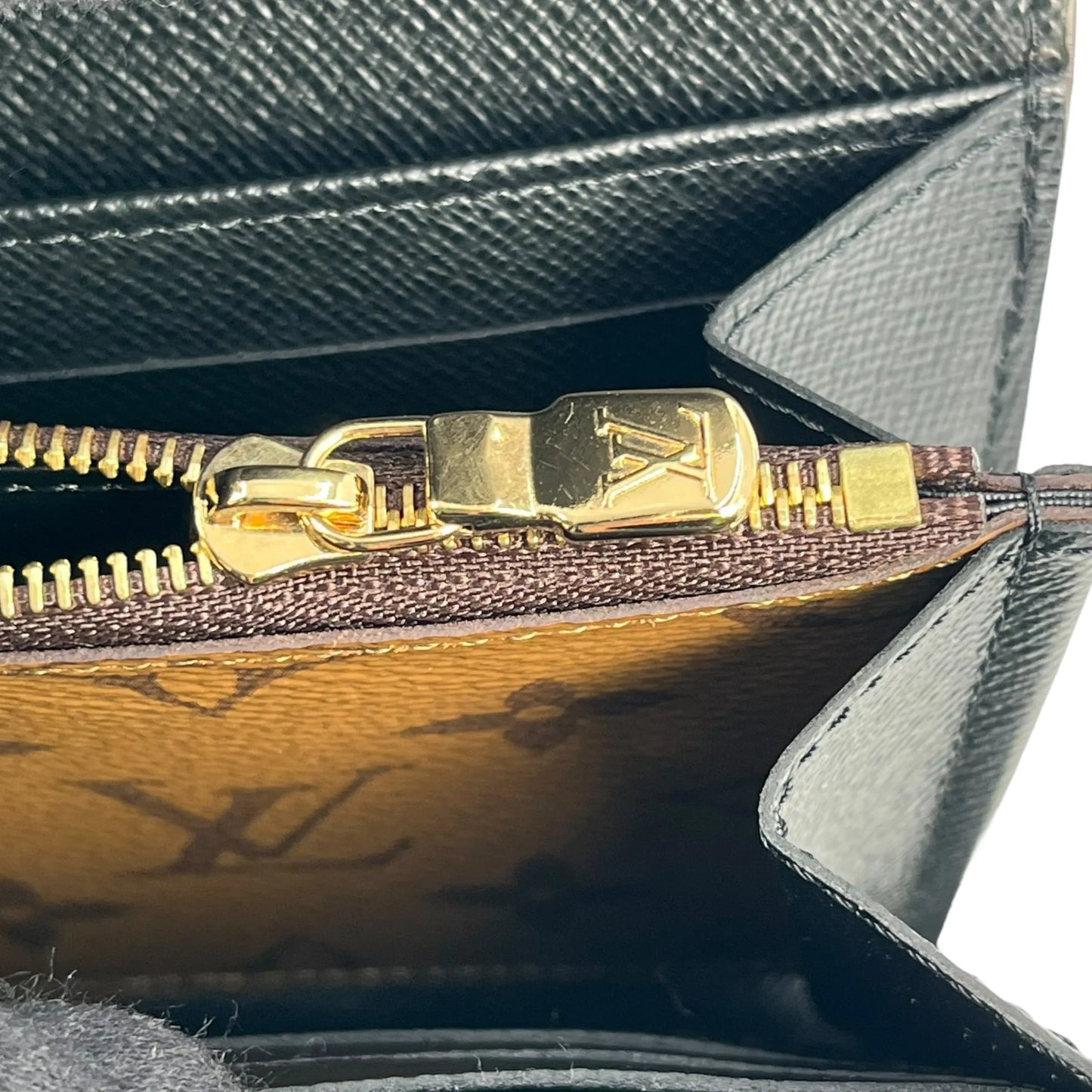 Louis Vuitton Monogram Giant Reverse Saleh Long Wallet - Brown