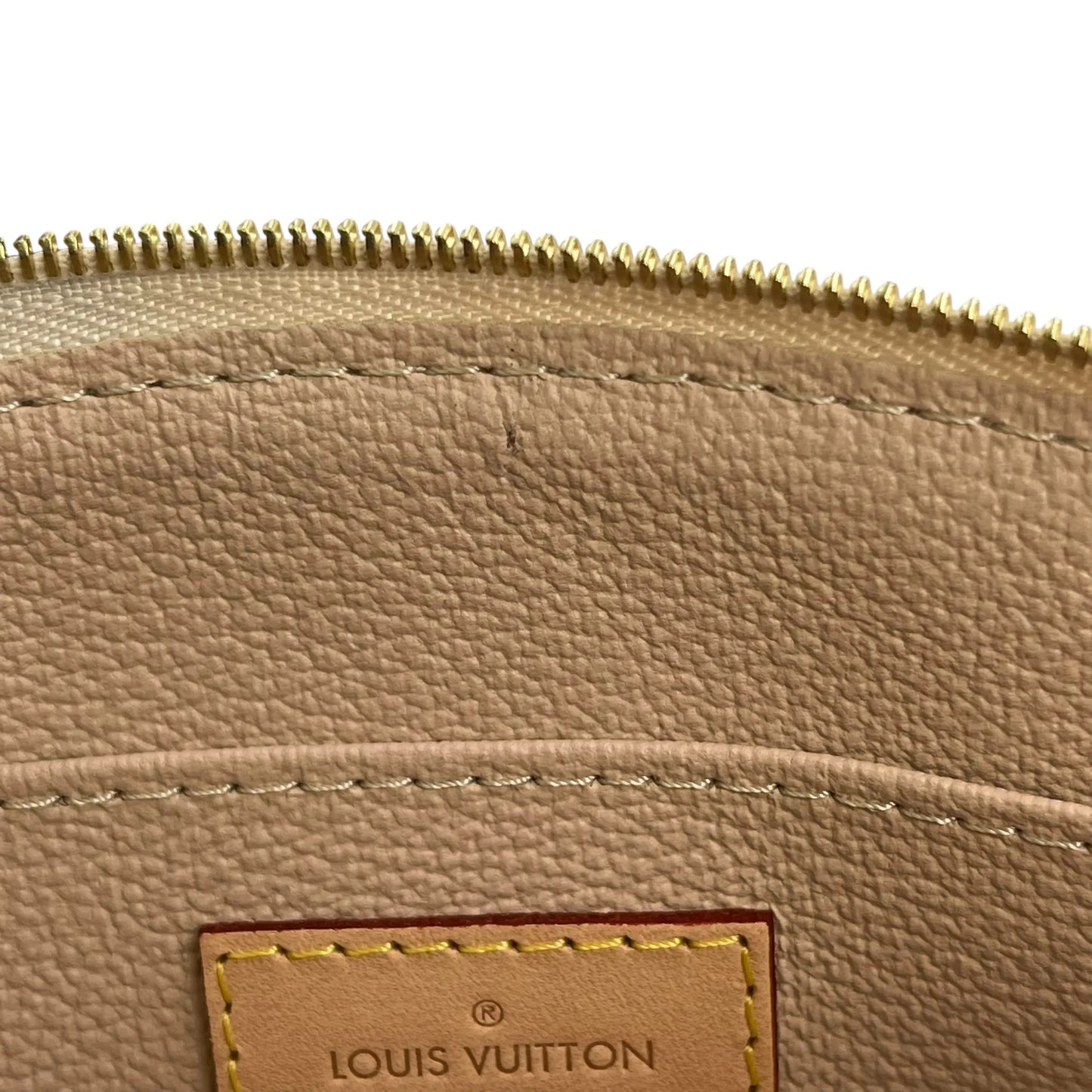 Louis Vuitton Damier Azur Pochette Cosmetic Pouch - White