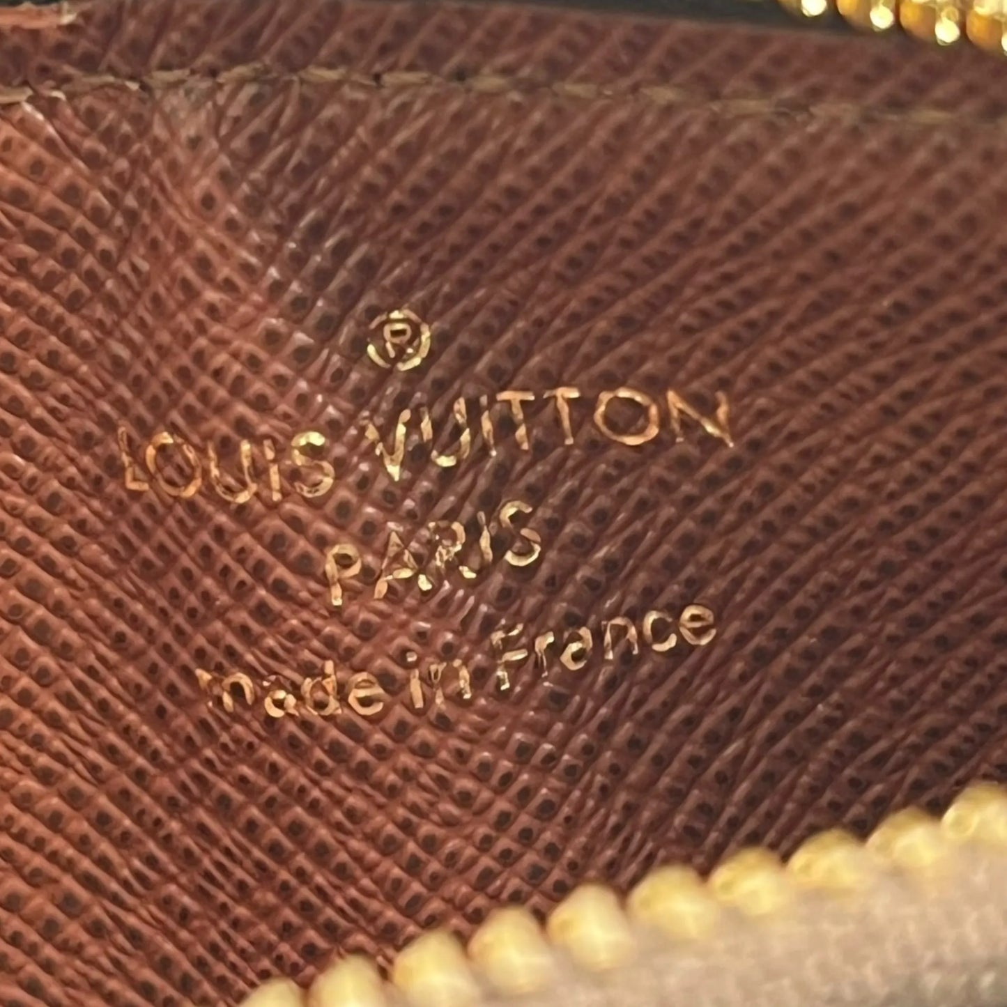Louis Vuitton Monogram Porte Cartes Rommy Card Case - Brown