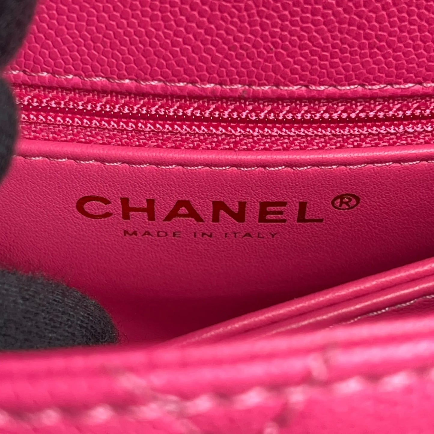 CHANEL Coco Handle 19XXS Caviar Skin Hand Bag - Pink