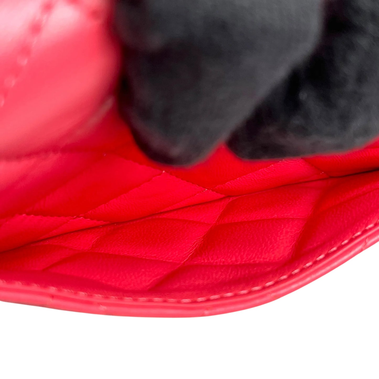 CHANEL Materasse Lamb Skin Chain Wallet - Pink