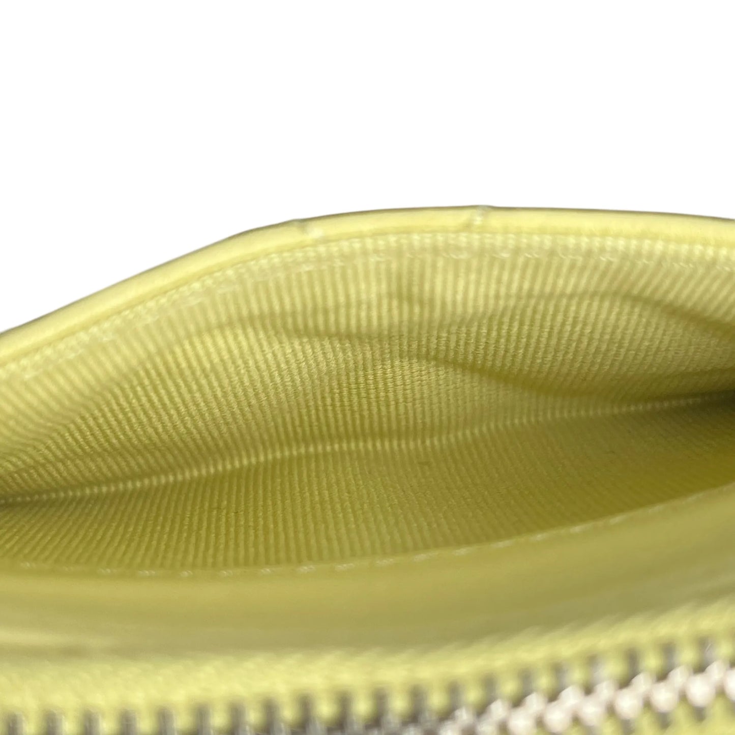 CHANEL Materasse Lambskin Coin Case - Yellow