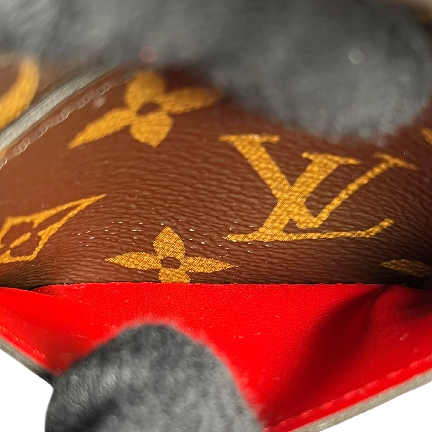 Louis Vuitton Monogram Portefeuille Salah Long Wallet - Brown × Red - 35056