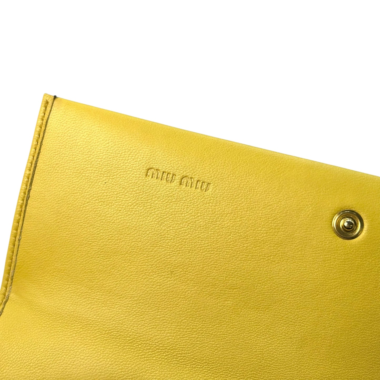 MIUMIU Materasse Long Wallet - Yellow