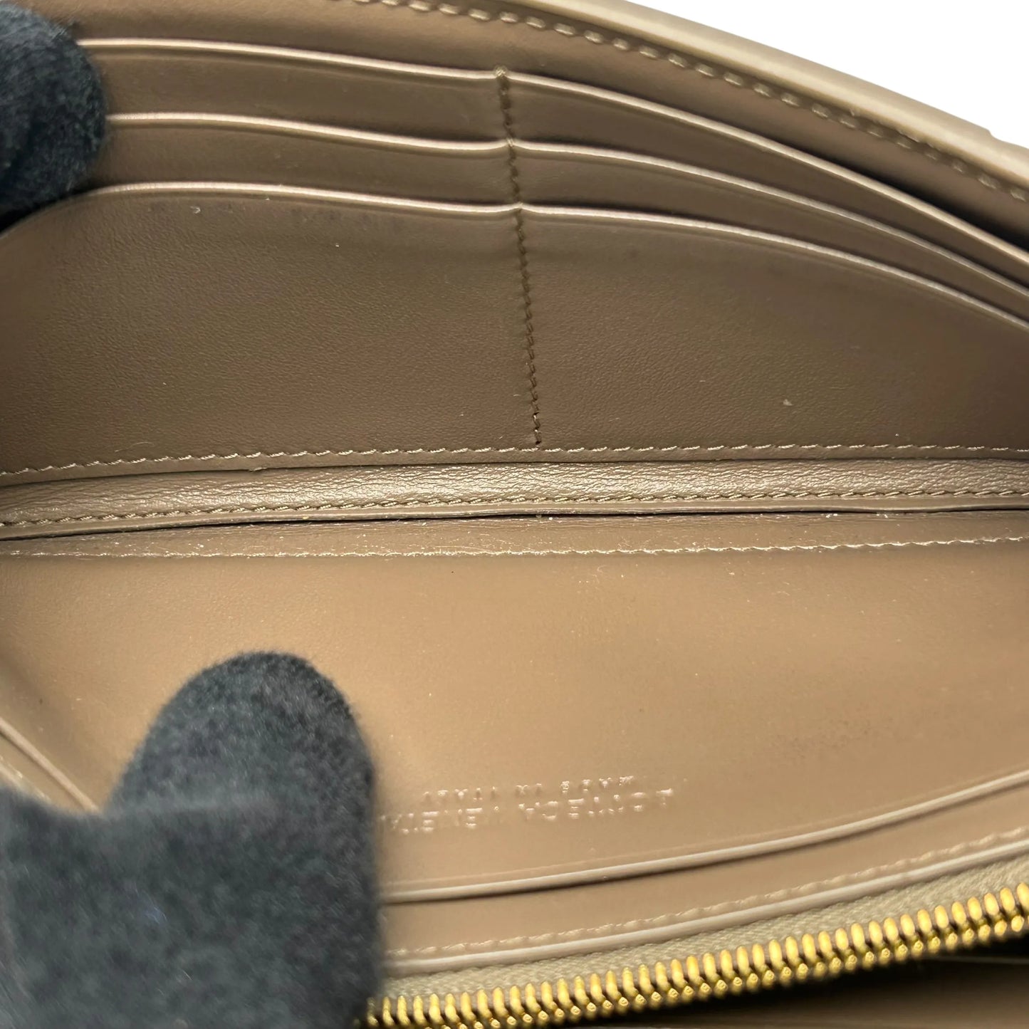 Bottega Veneta Intrecciato Flap Continental Long Wallet - Brown