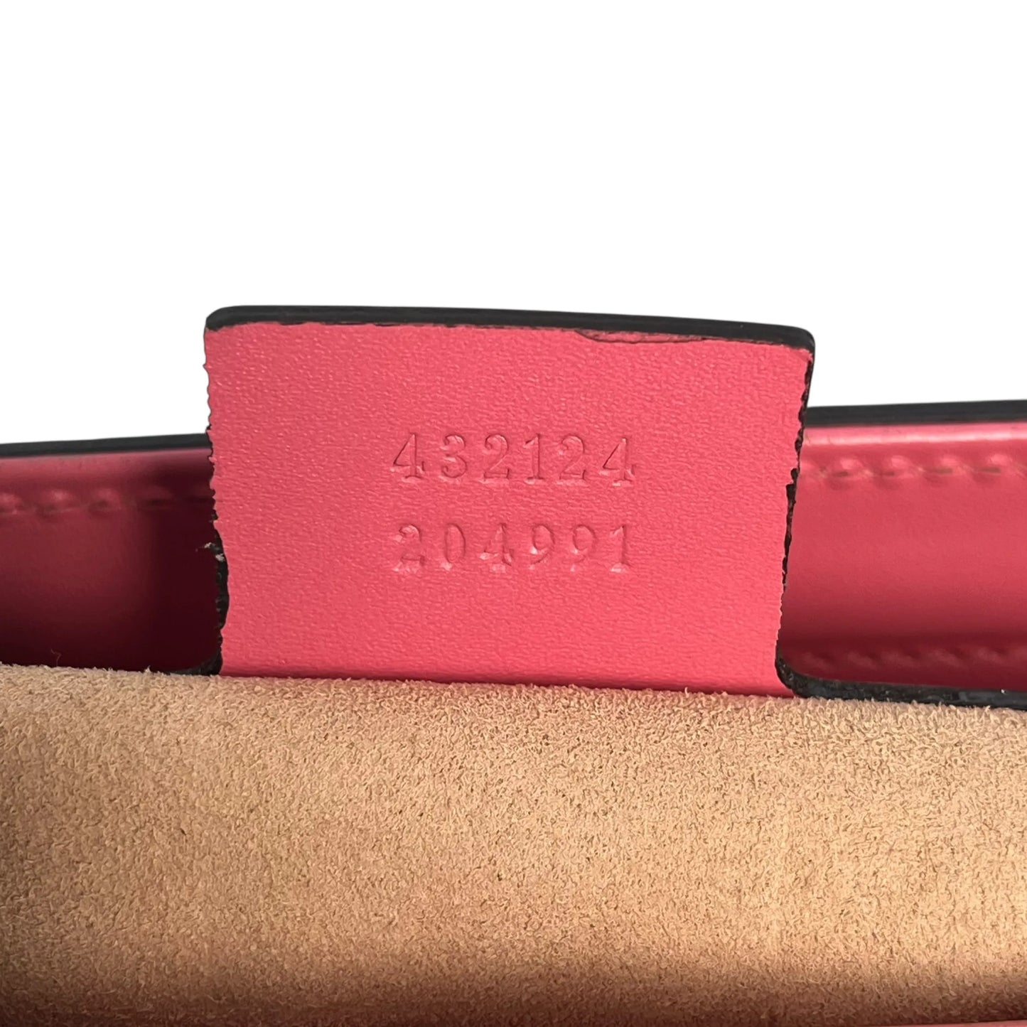 GUCCI Guccissima Leather Hand Bag Shoulder Bag - Pink