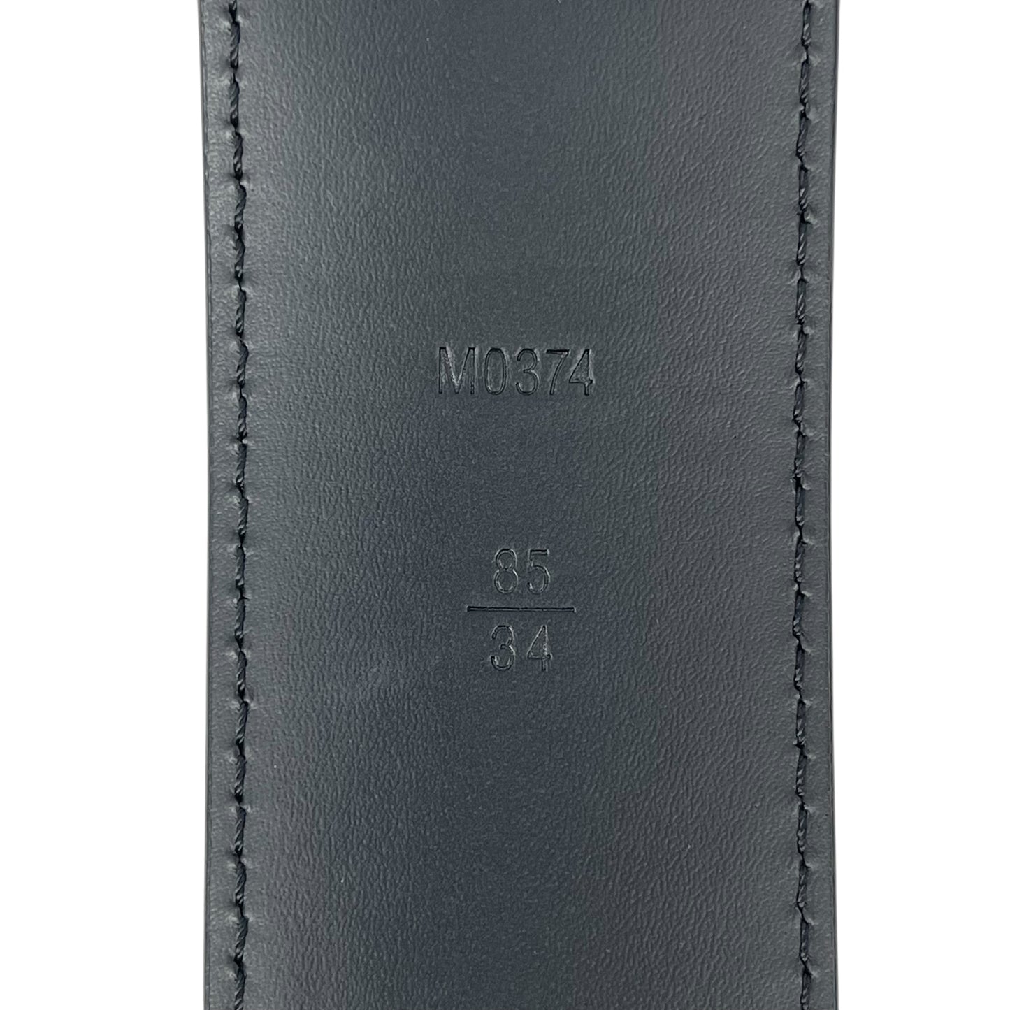 Louis Vuitton Initiales Damier Graphite Belt