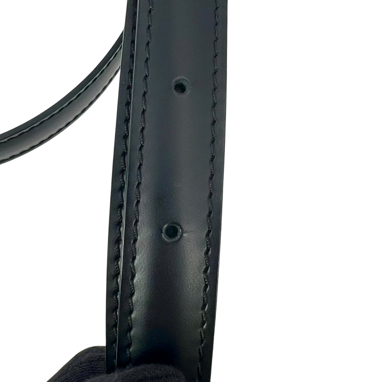 Louis Vuitton Black Leather Strap