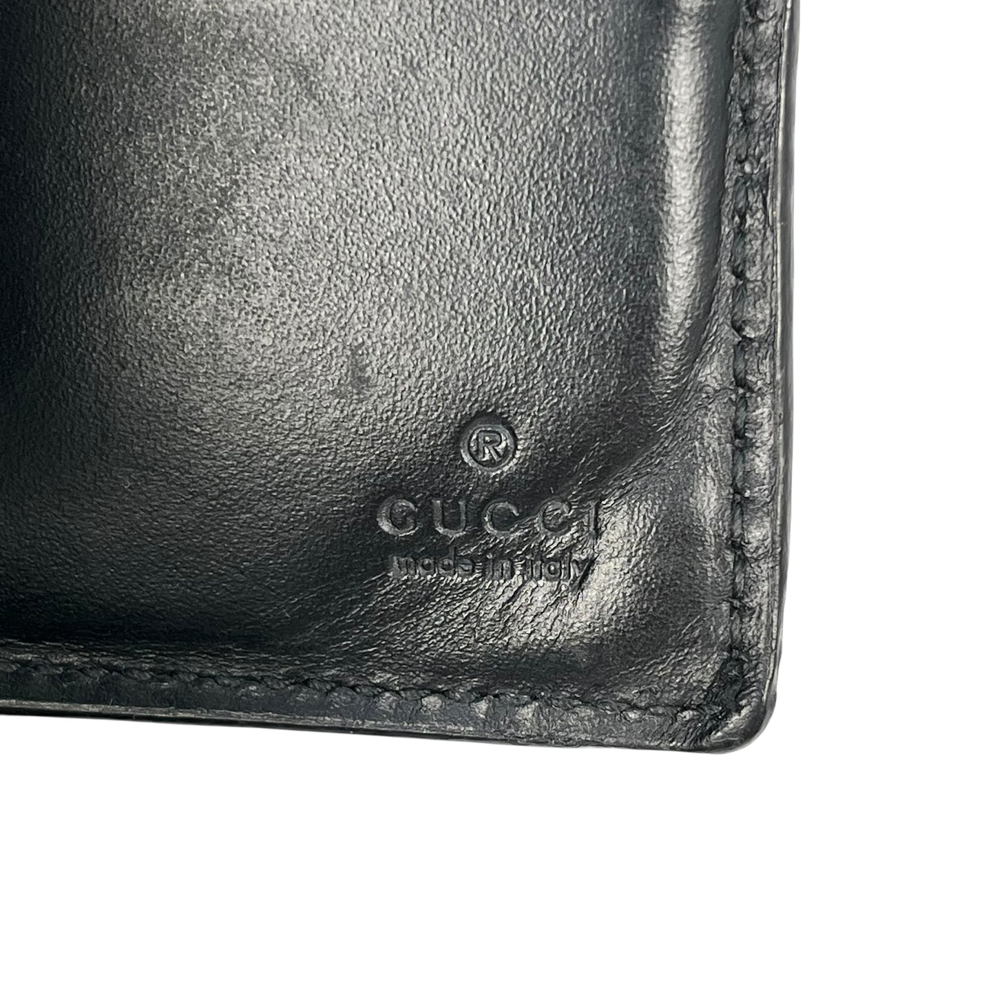 GUCCI Guccissima Bi-fold wallet