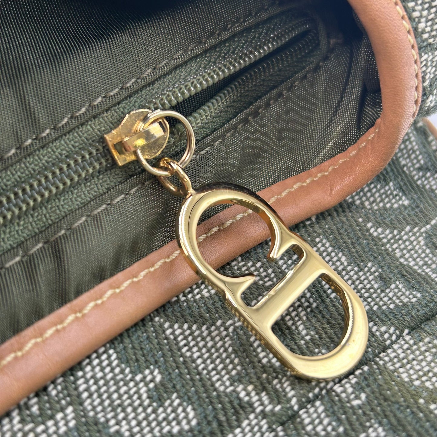 Dior Saddle Trotte canvas Shoulder Bag