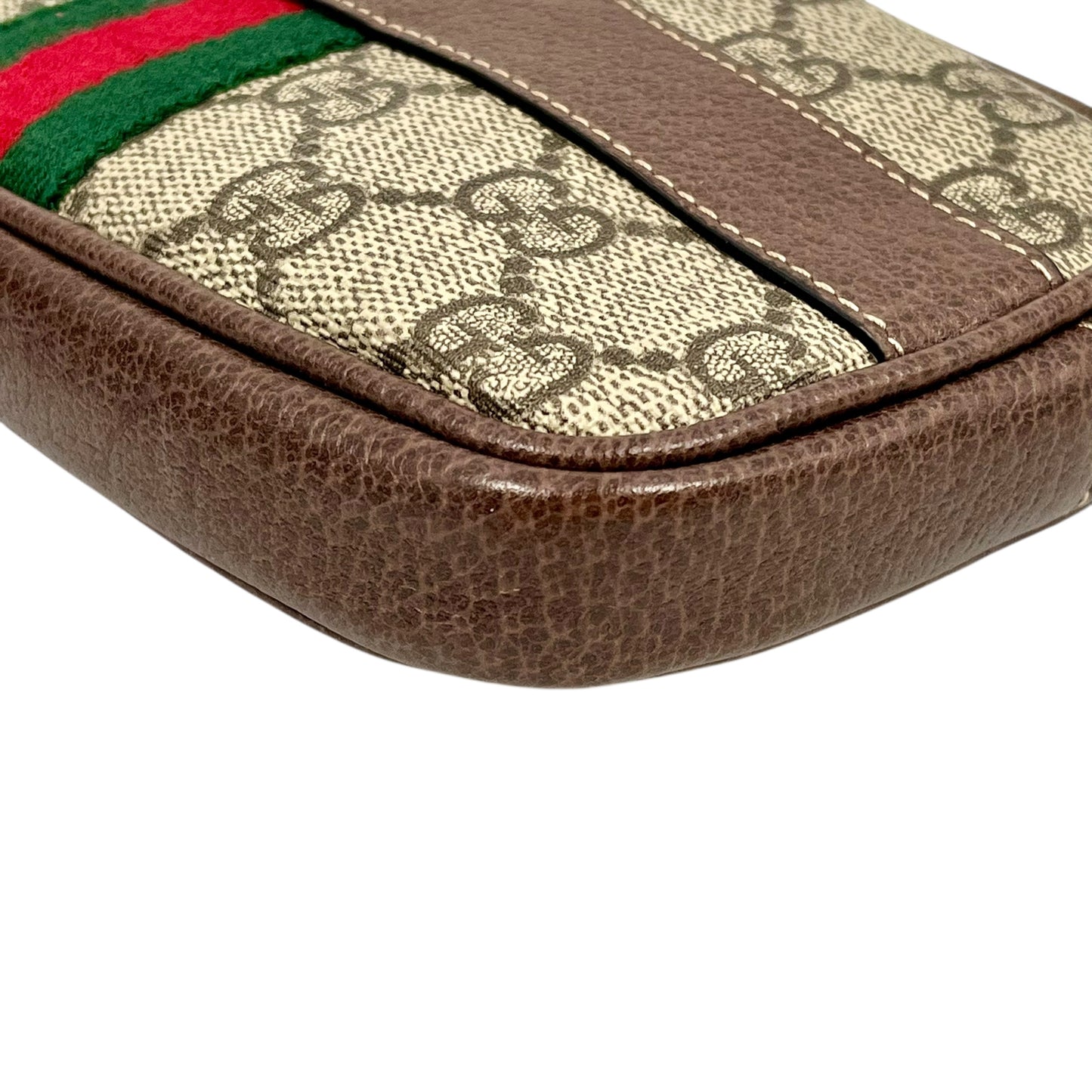 GUCCI GG Supreme Body Bag - Brown