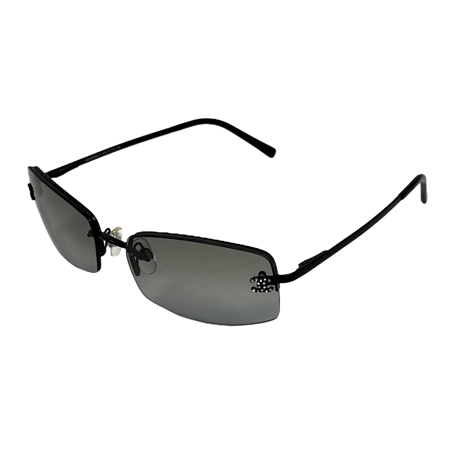 CHANEL CC Rhinestone Sunglasses