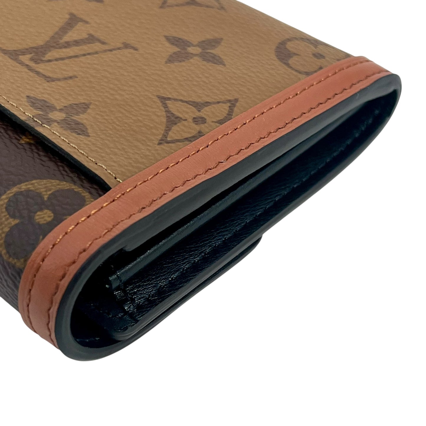 Louis Vuitton Portefeuille Sarah Dauphine Long Wallet - Brown