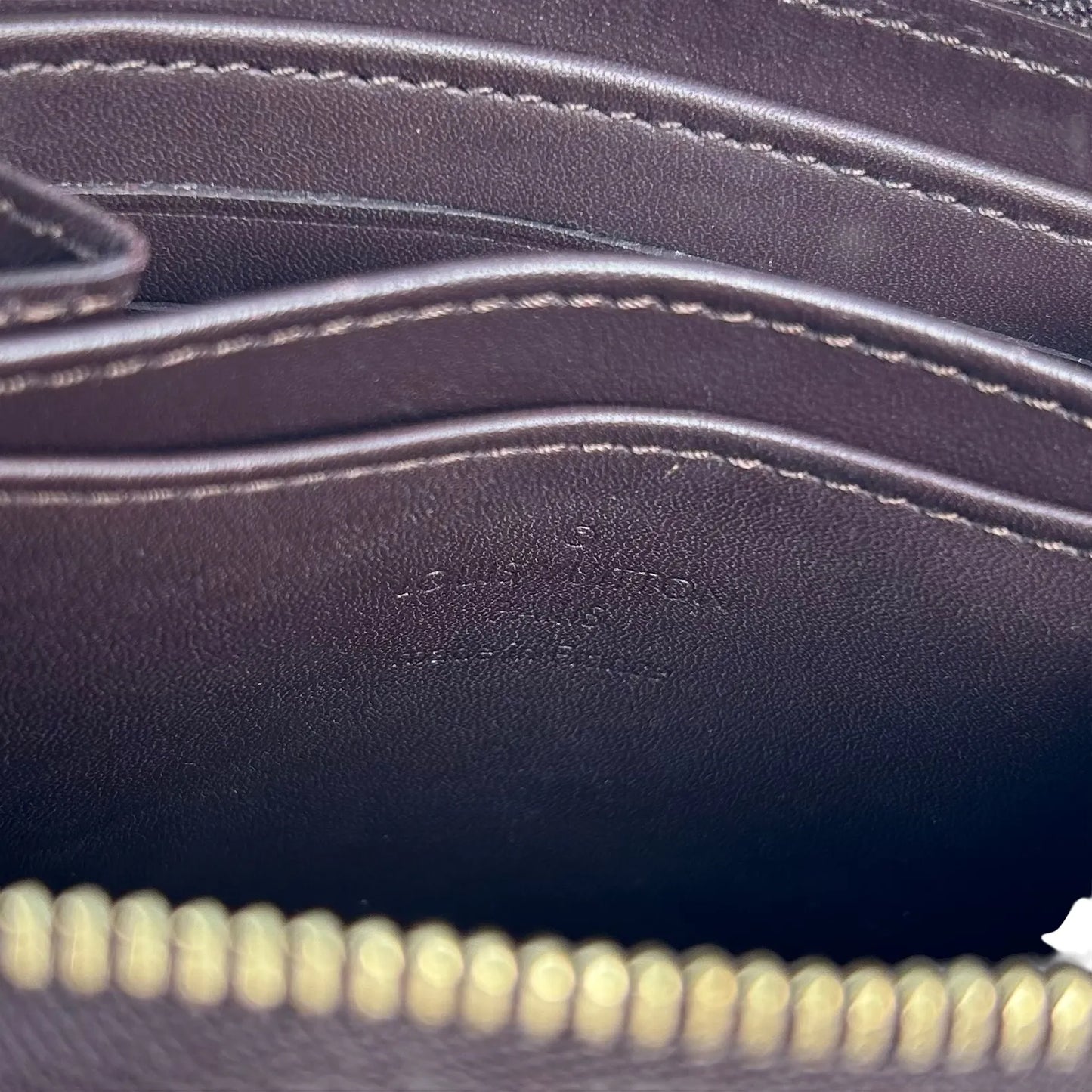 Louis Vuitton Vernis Zippy Card Case Compact Wallet - Darkbrown