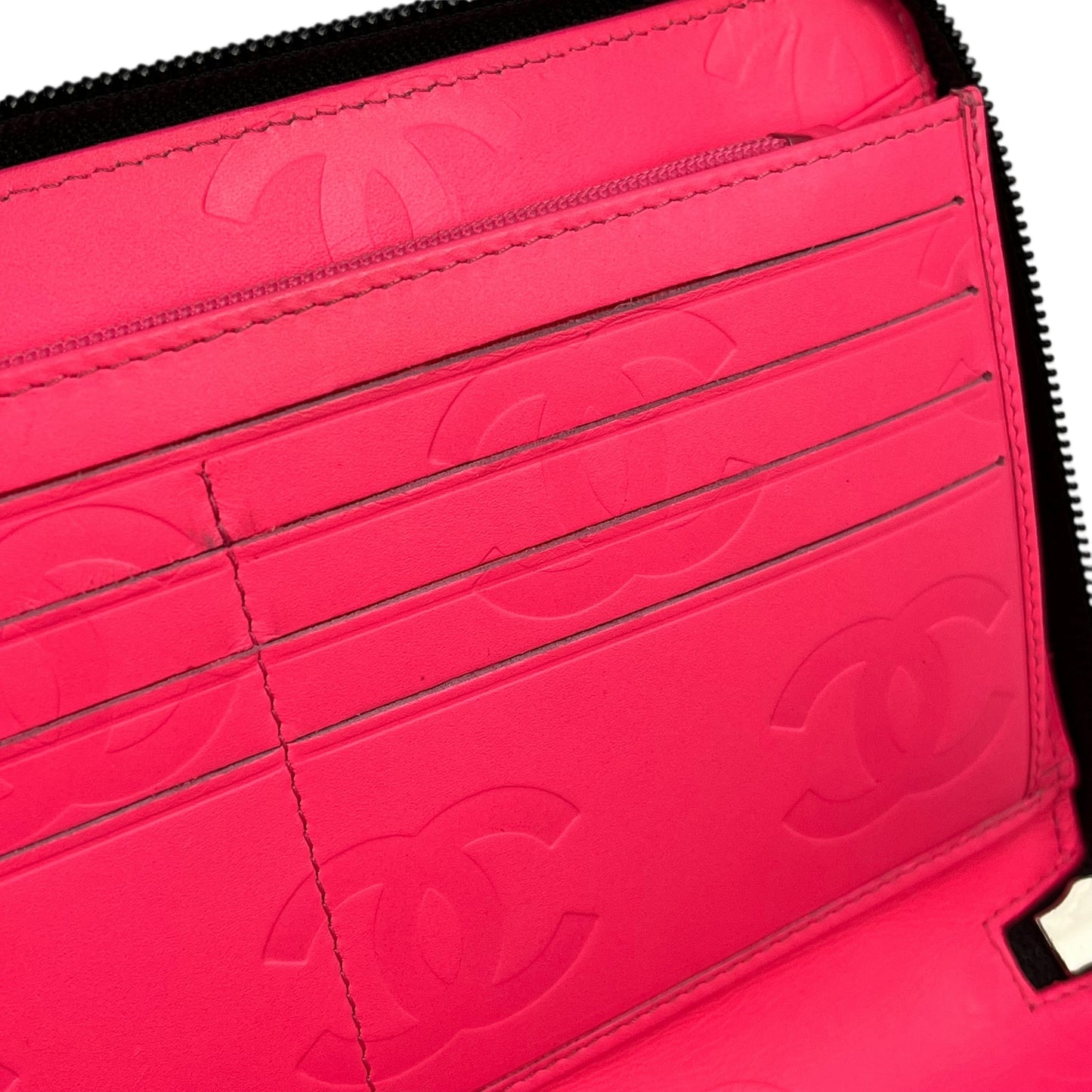 CHANEL CambonLine Long Wallet - Black