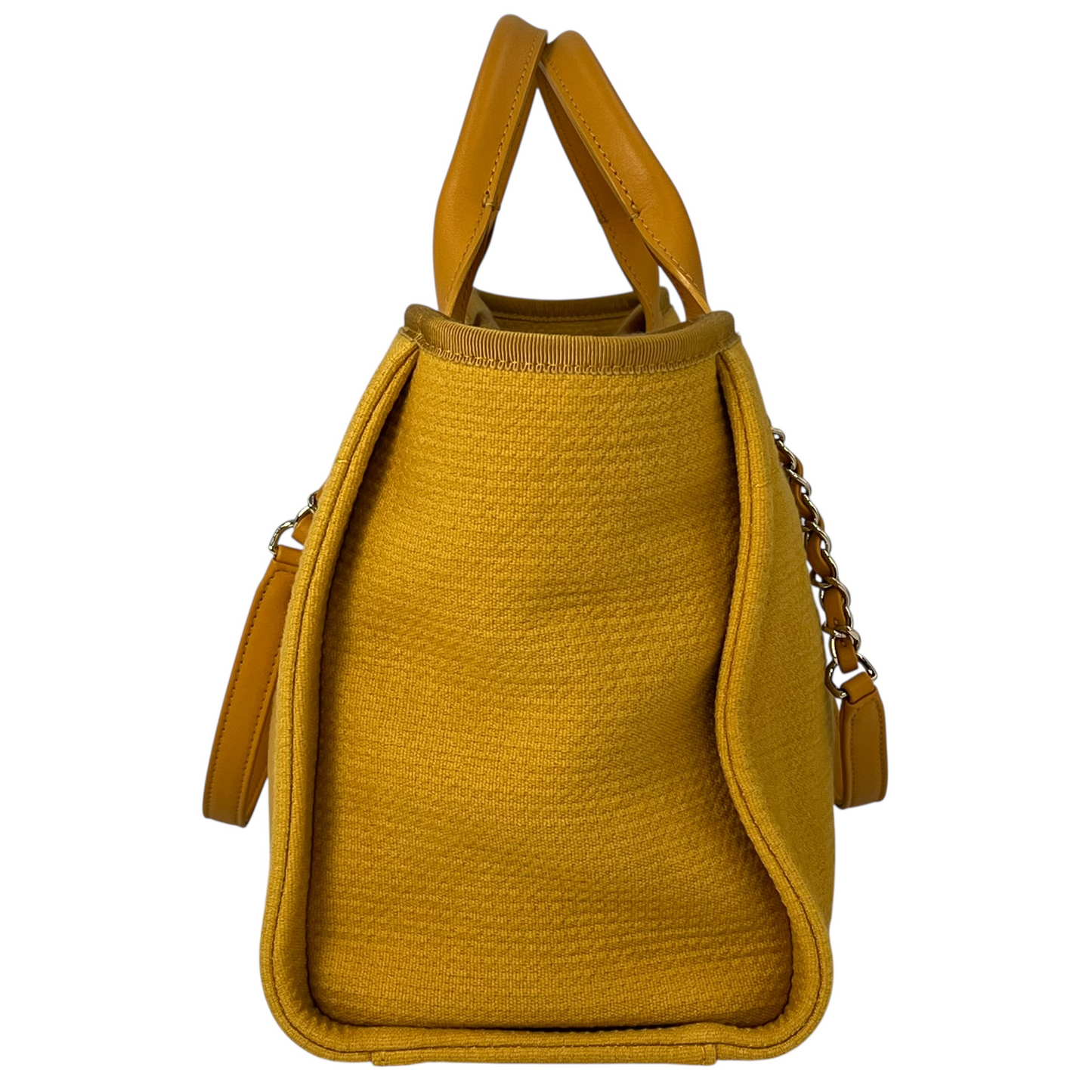 CHANEL Deauville Tote Bag - Yellow
