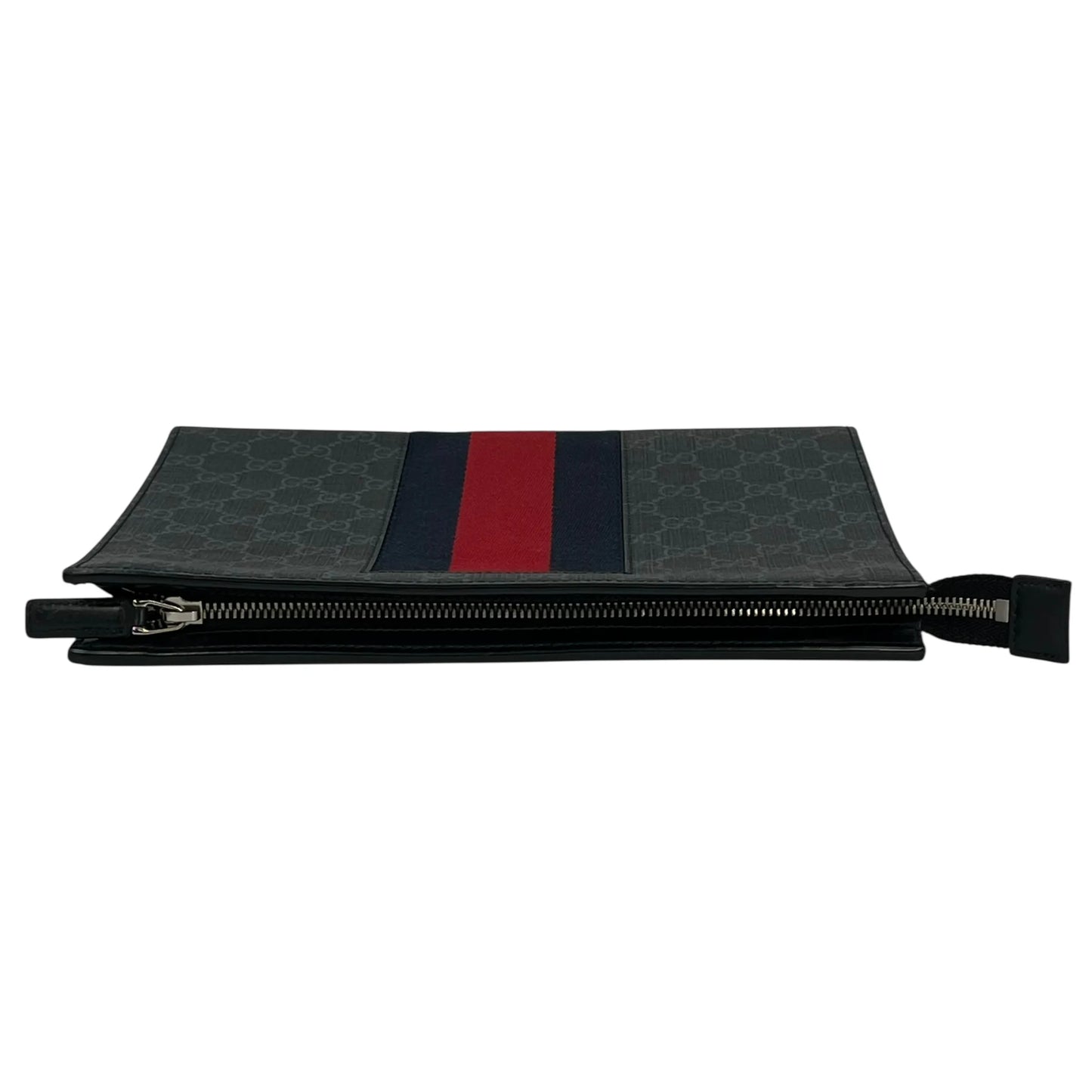 GUCCI GG Supreme Web Clutch Bag - Black