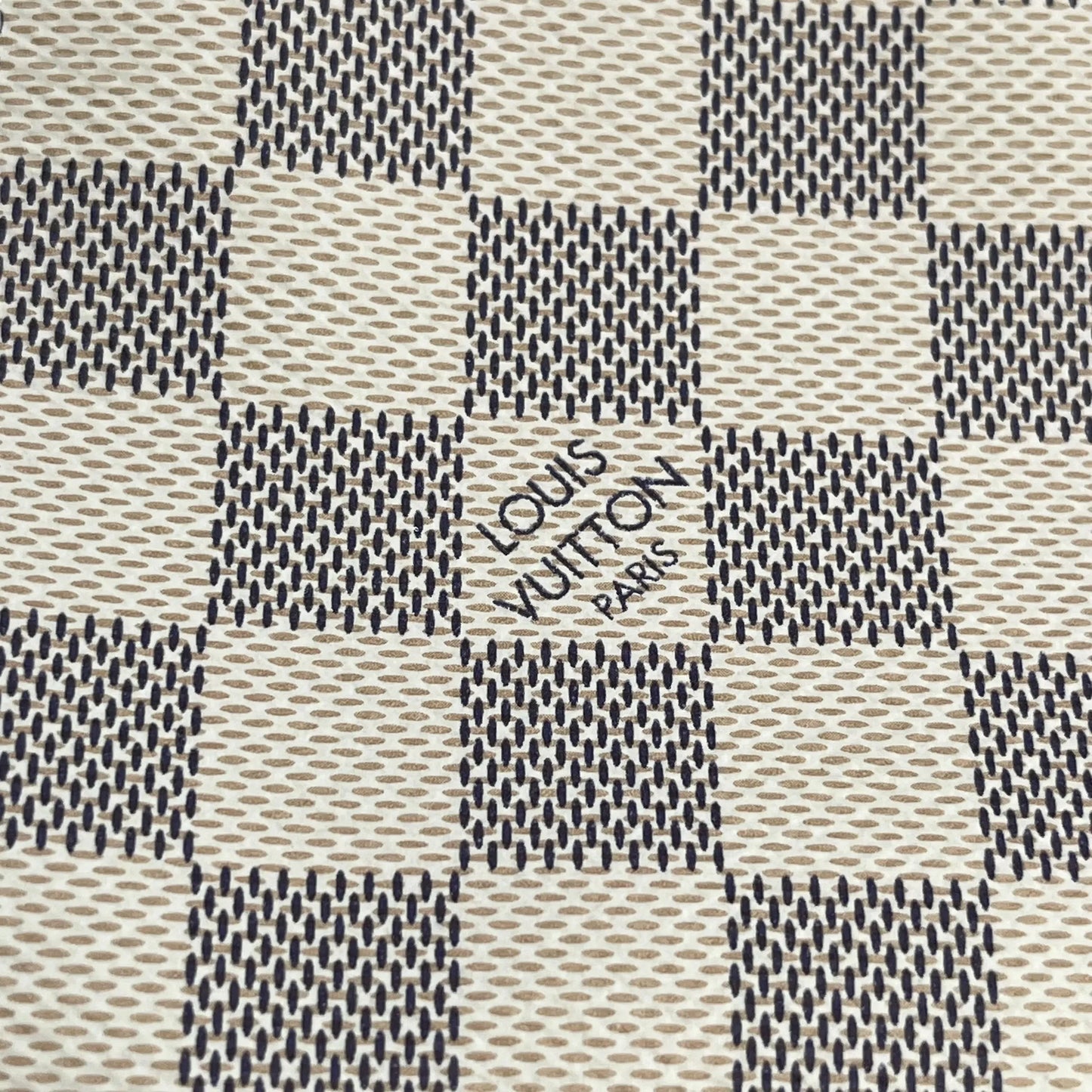 Louis Vuitton Damier Azur Pochette Cosmetic Pouch - White