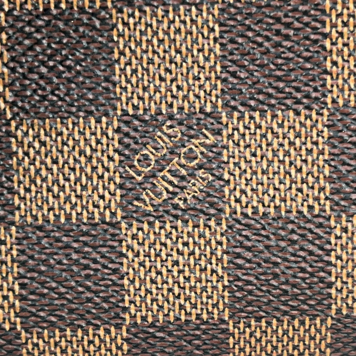 Louis Vuitton Damier Azur Pochette Cosmetic Pouch - Brown - SR4132