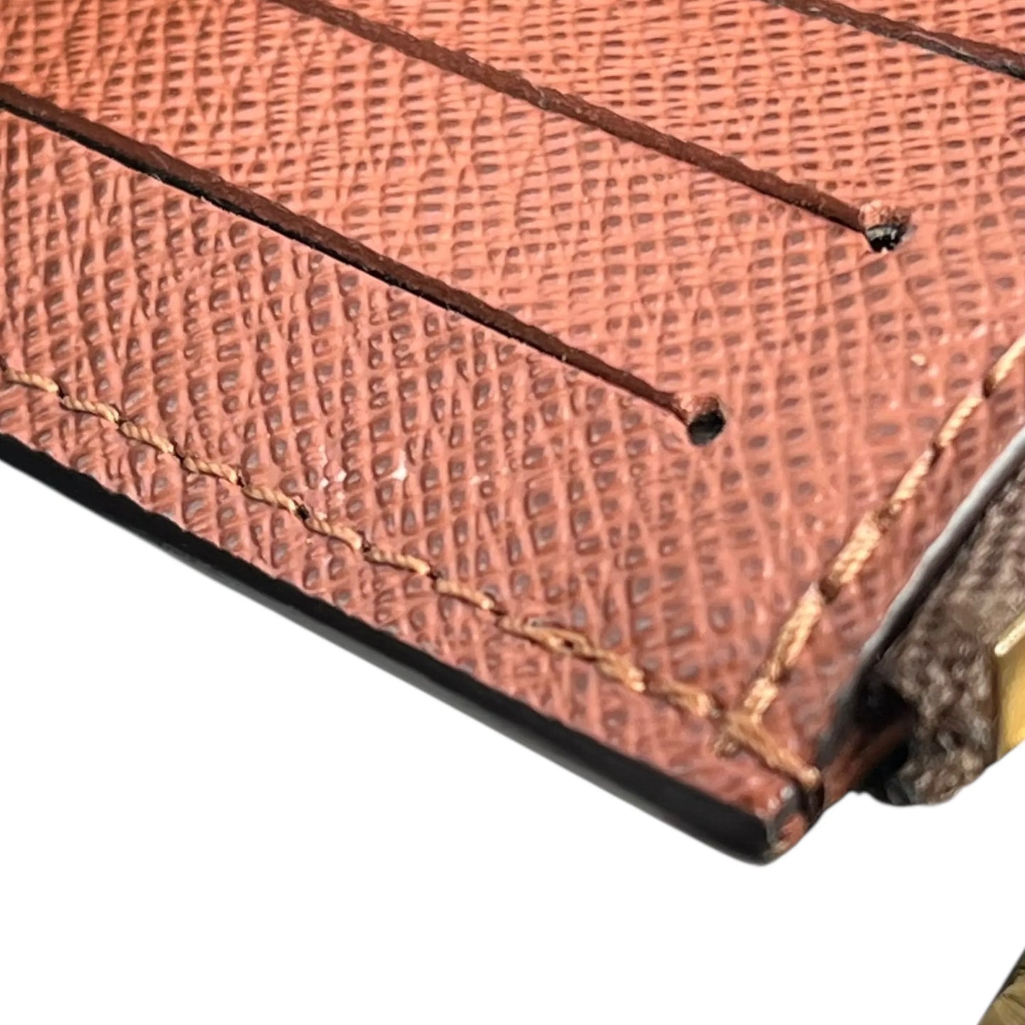 Louis Vuitton Monogram Porte Cartes Rommy Card Case - Brown