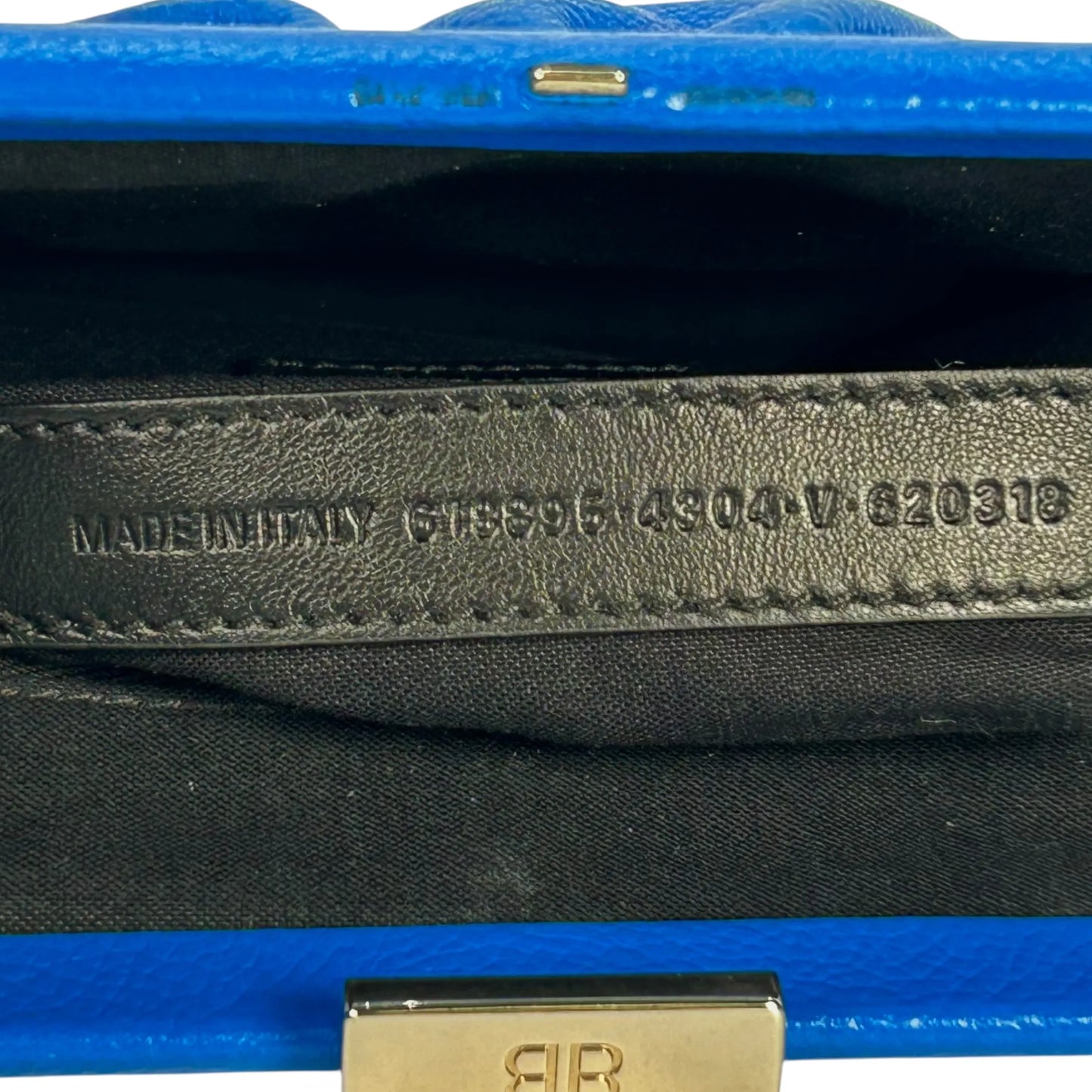 BALENCIAGA Cloud Shoulder Bag - Blue