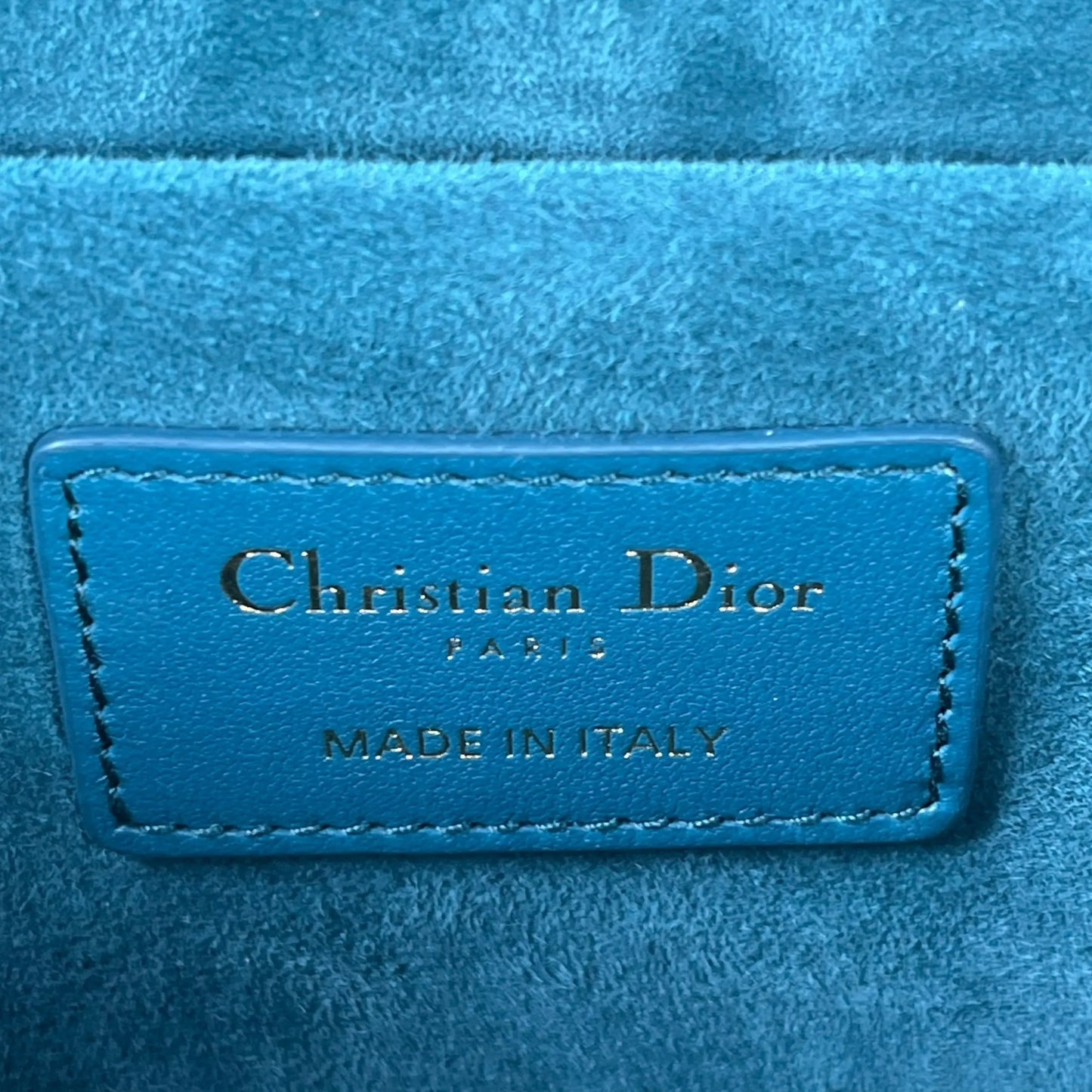 Dior Small Travel Vanity Hand Bag Shoulder Bag - Blue