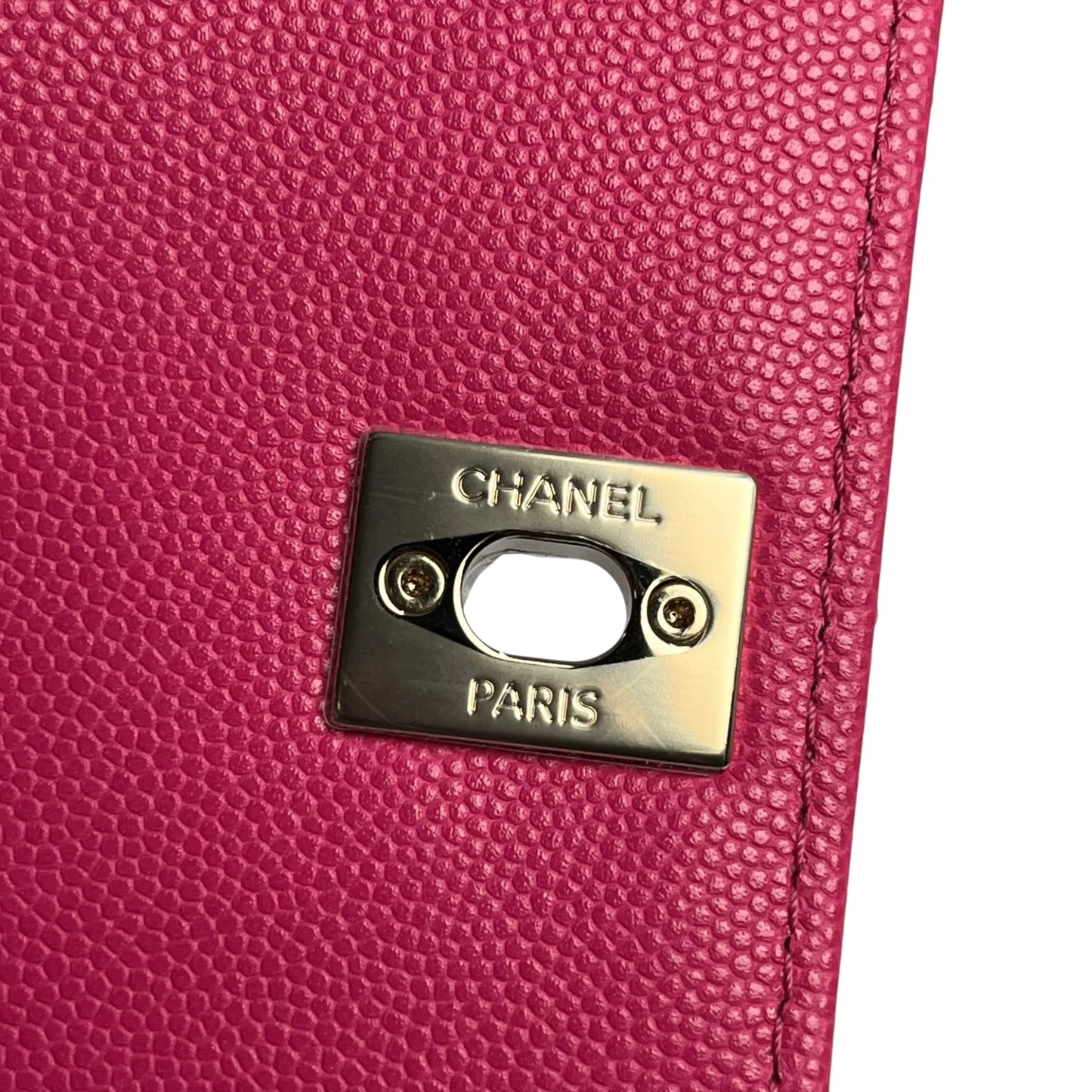 CHANEL Coco Handle 19XXS Caviar Skin Hand Bag - Pink