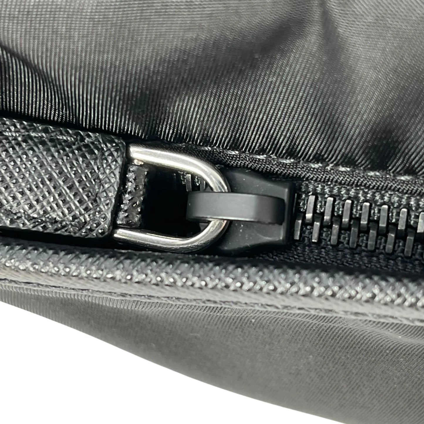 PRADA Re-Nylon Shoulder Bag with Pouch - Black