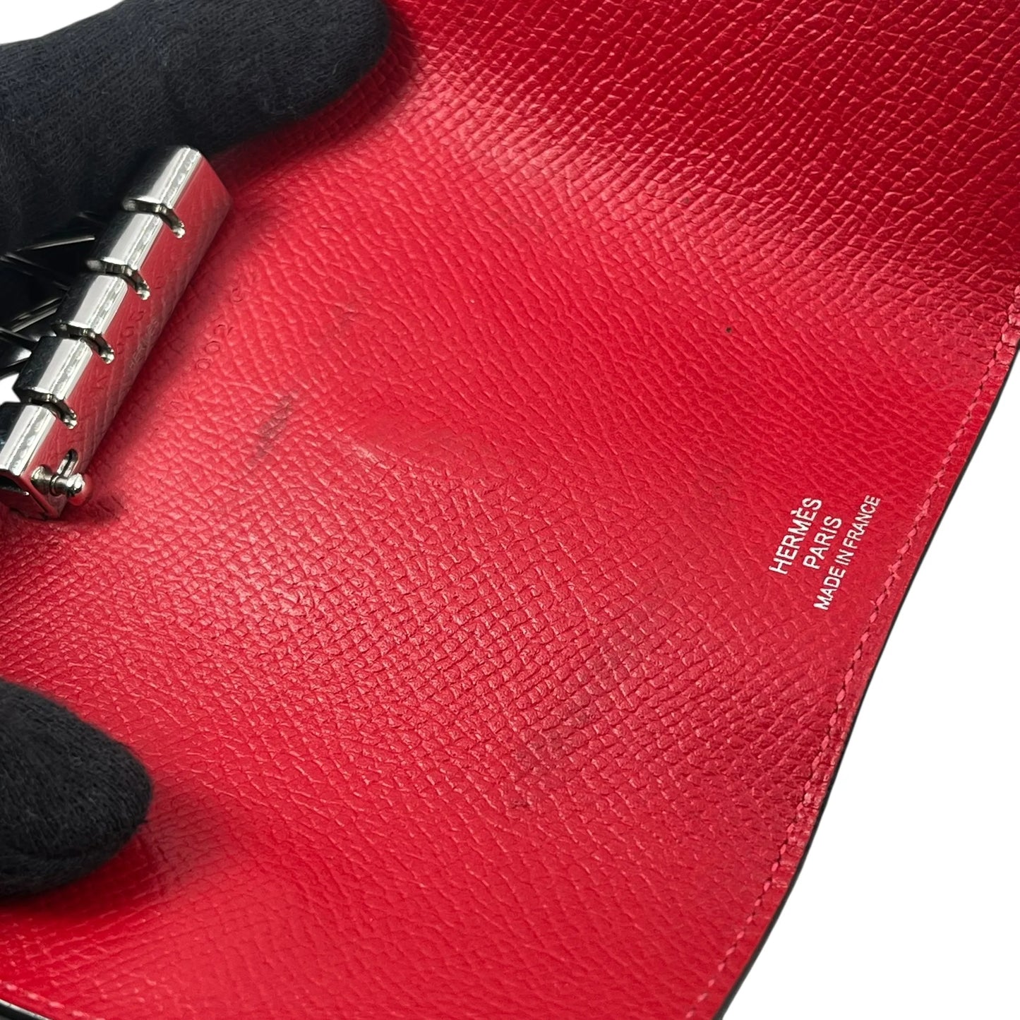 Hermès Bearn Key Case - Rouge Red
