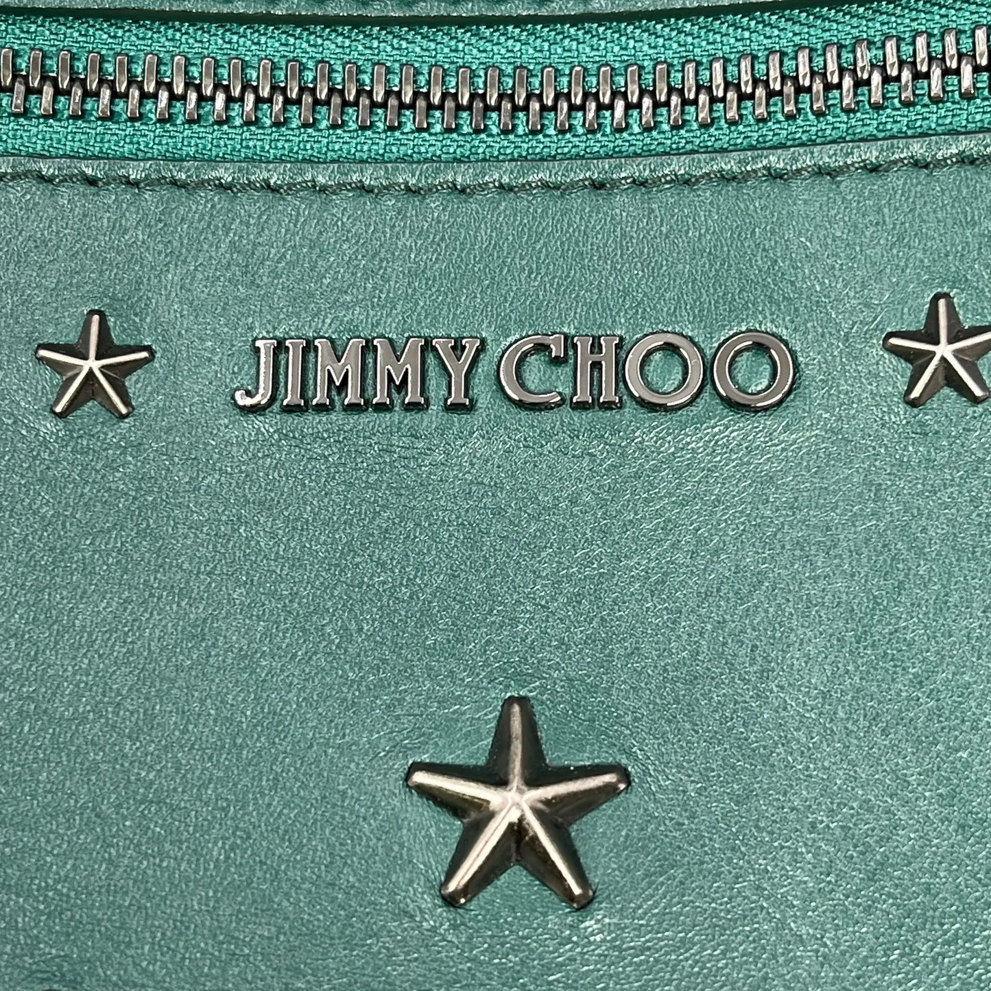 JIMMY CHOO Oscar Star Studs Body Bag - Khaki
