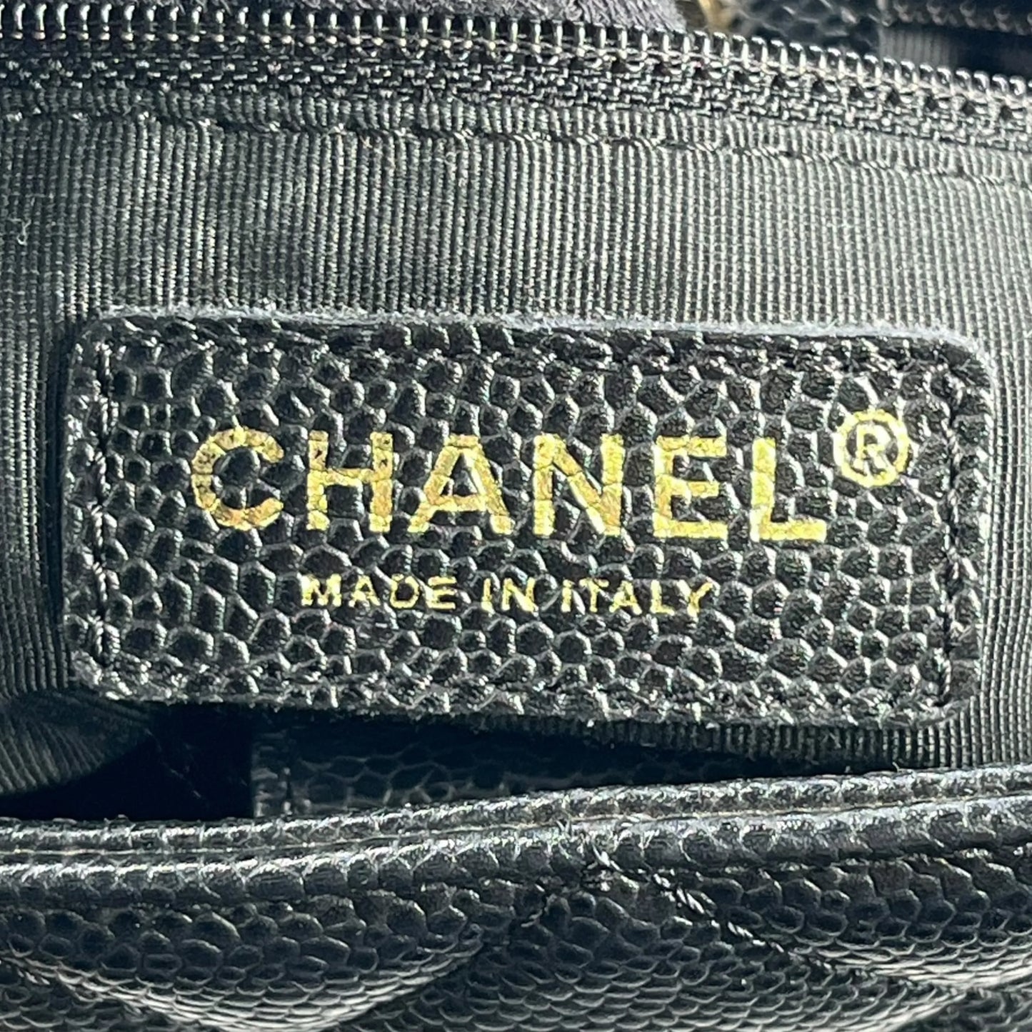 CHANEL PST Cain Tote Bag - Black
