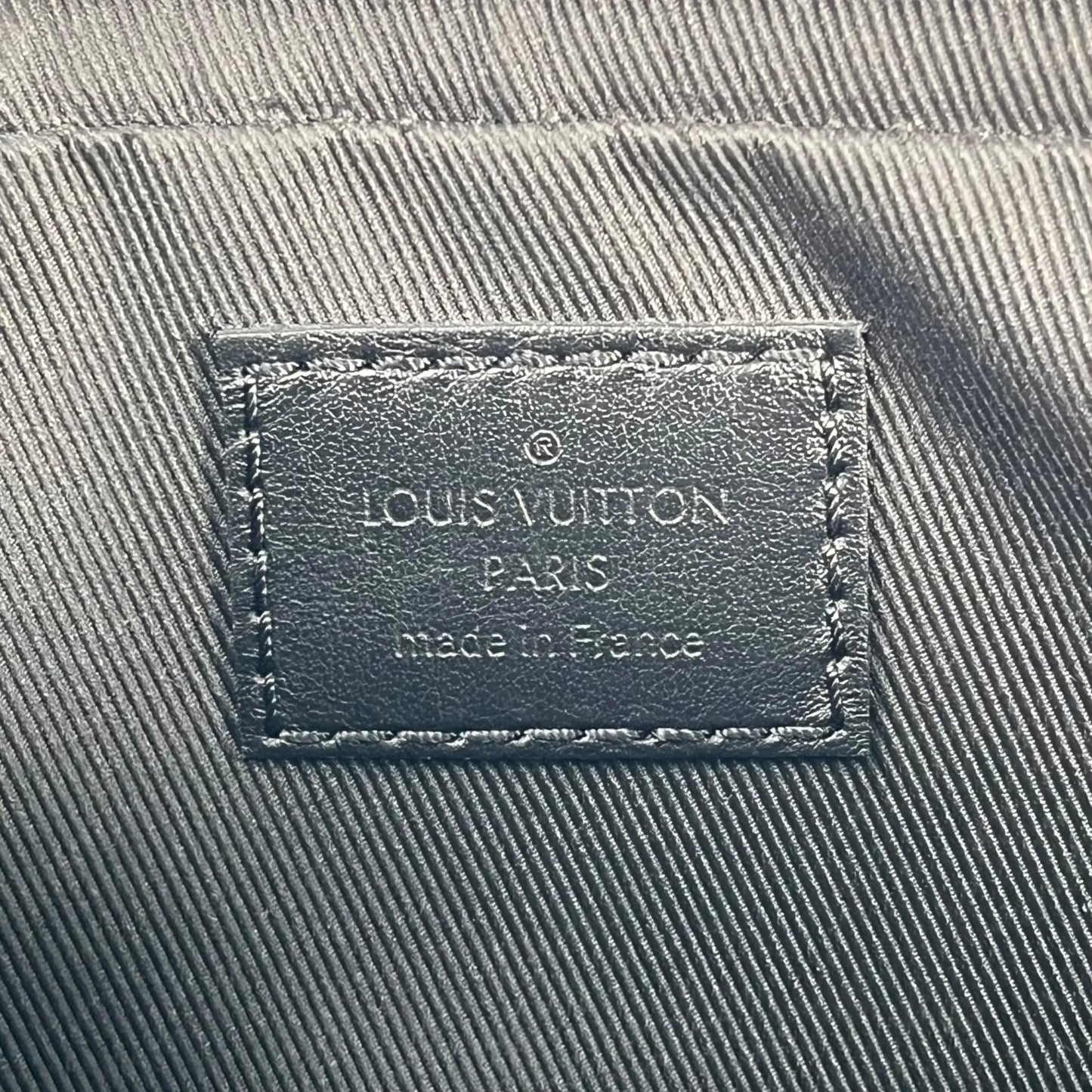 Louis Vuitton Trio Messenger Monogram Eclipse Shoulder Bag - Black