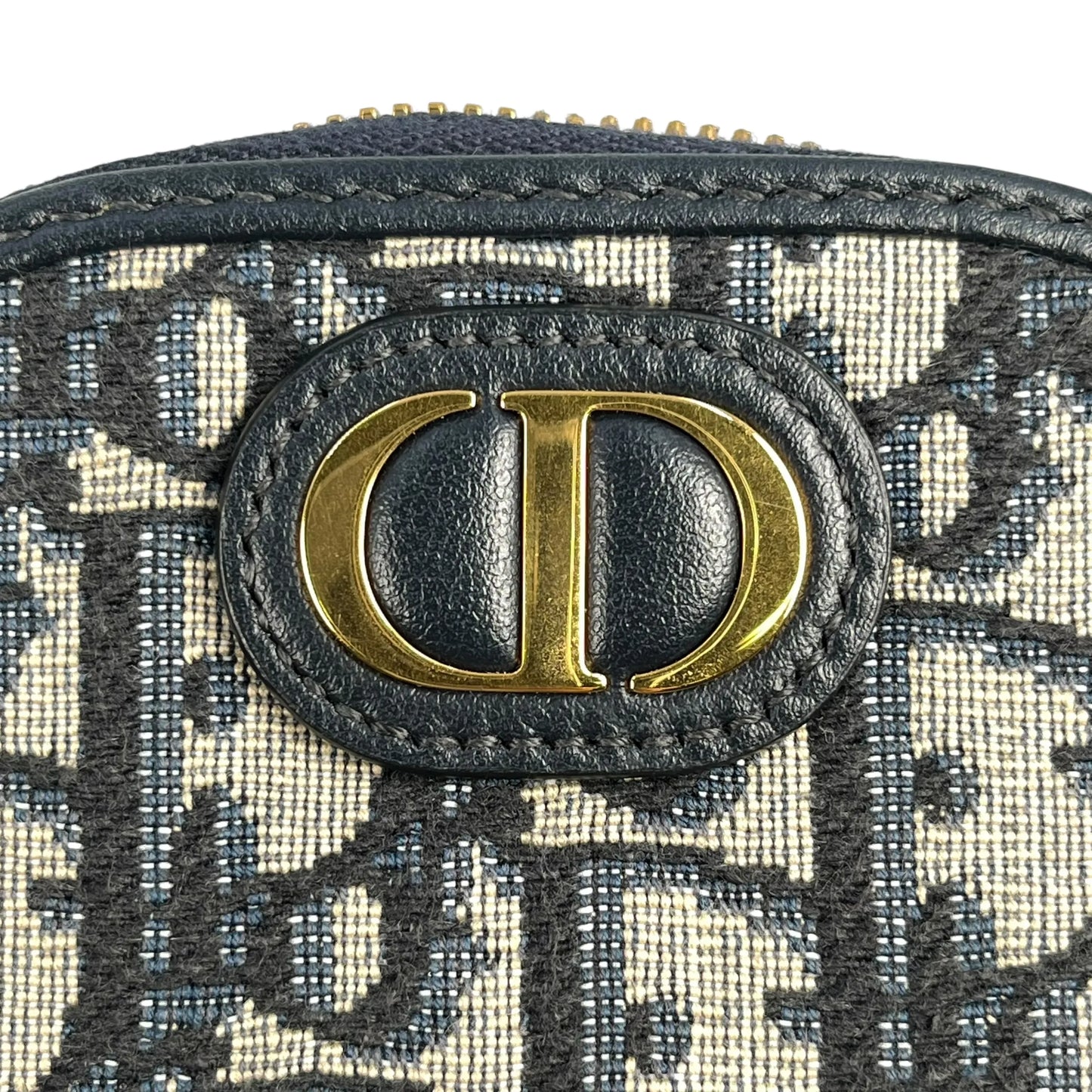 Christian Dior Montaigne Phone Case Chain Wallet - Navy