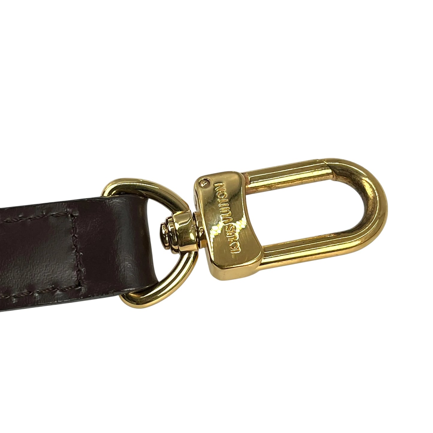 LOUIS VUITTON Leather Shoulder Strap - Darkbrown - 34941