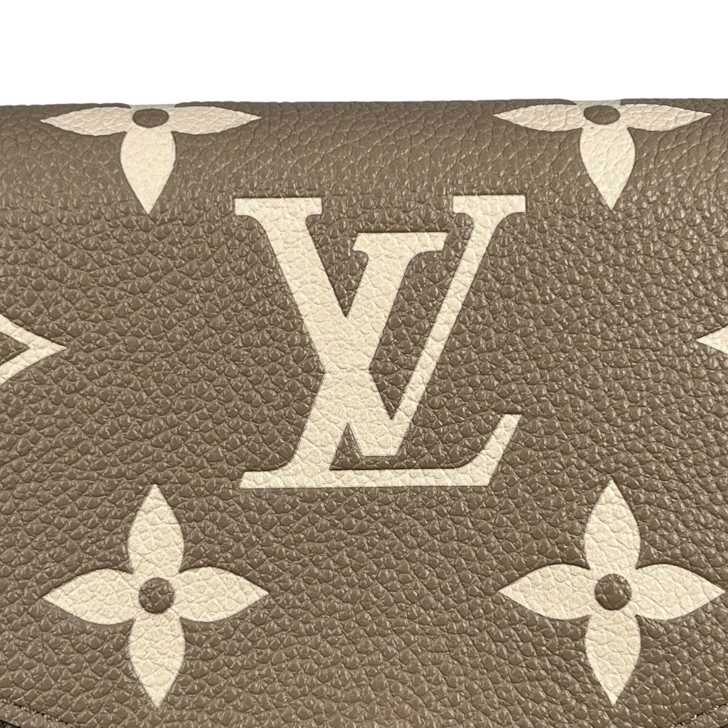 LOUIS VUITTON Pochette Felicie Monogram Empreinte Chain Wallet - Beige