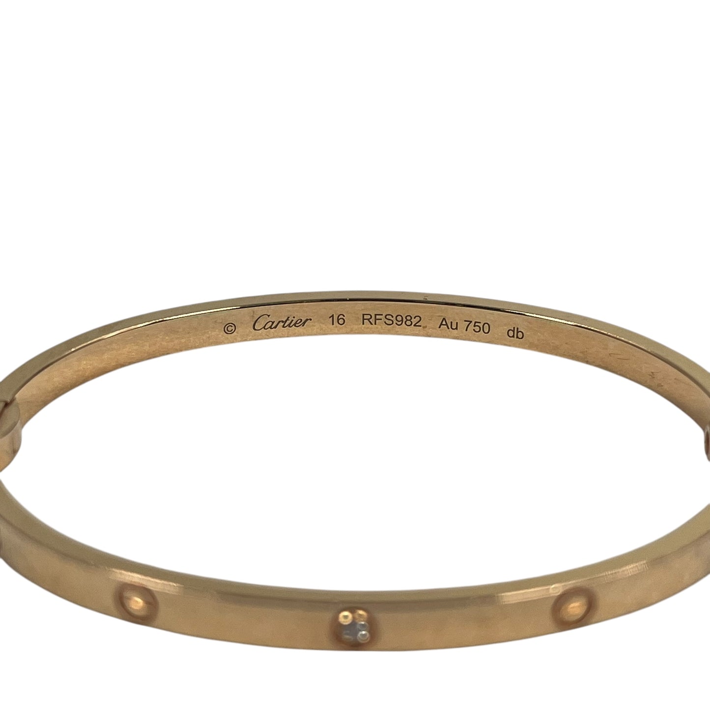 Cartier Half Diamond Love Bracelet