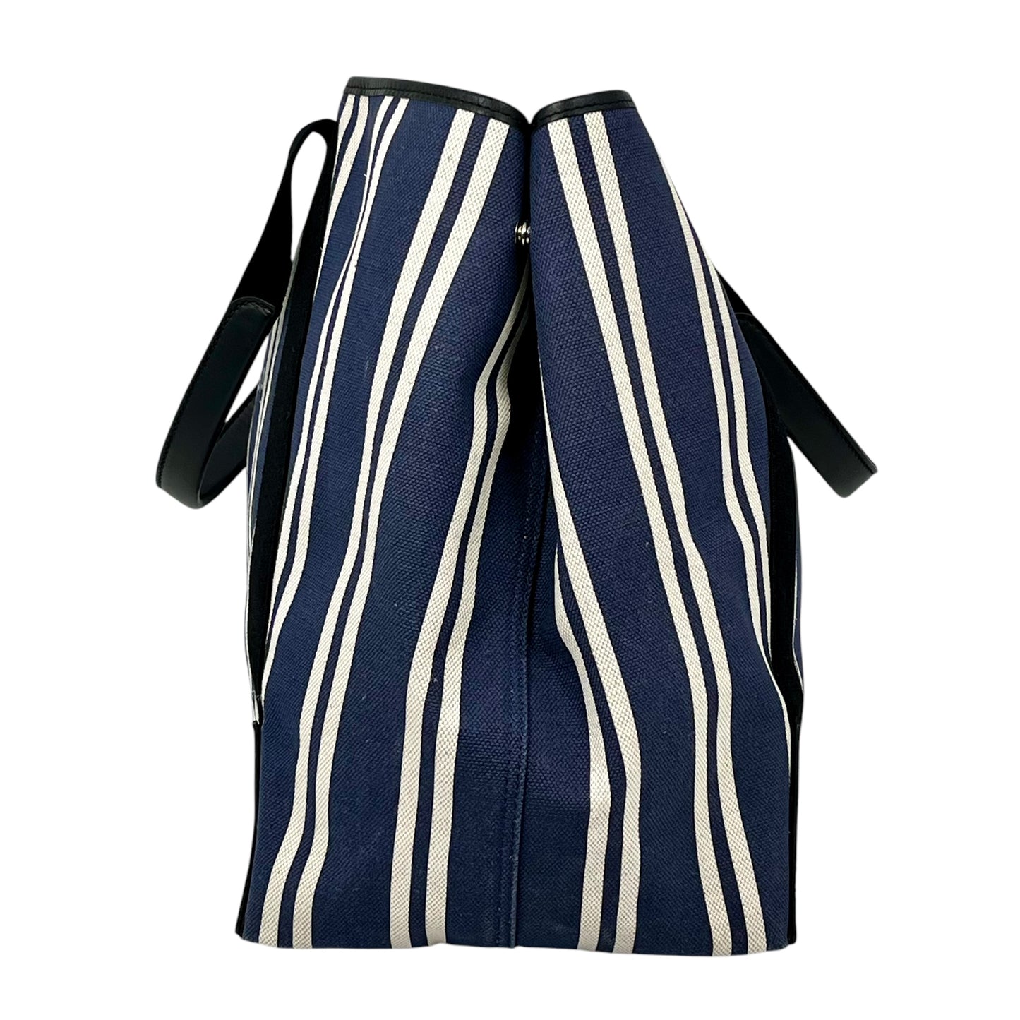 BALENCIAGA Stripe Navy Cabas