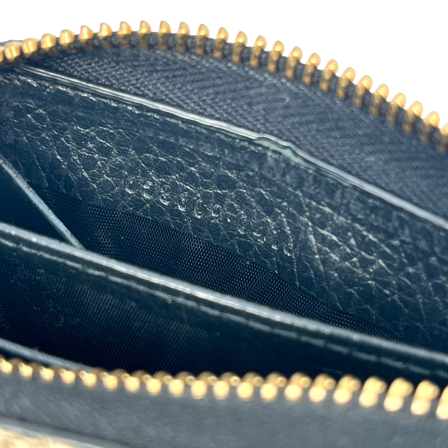 GUCCI GGsupreme×Leather Compact wallet