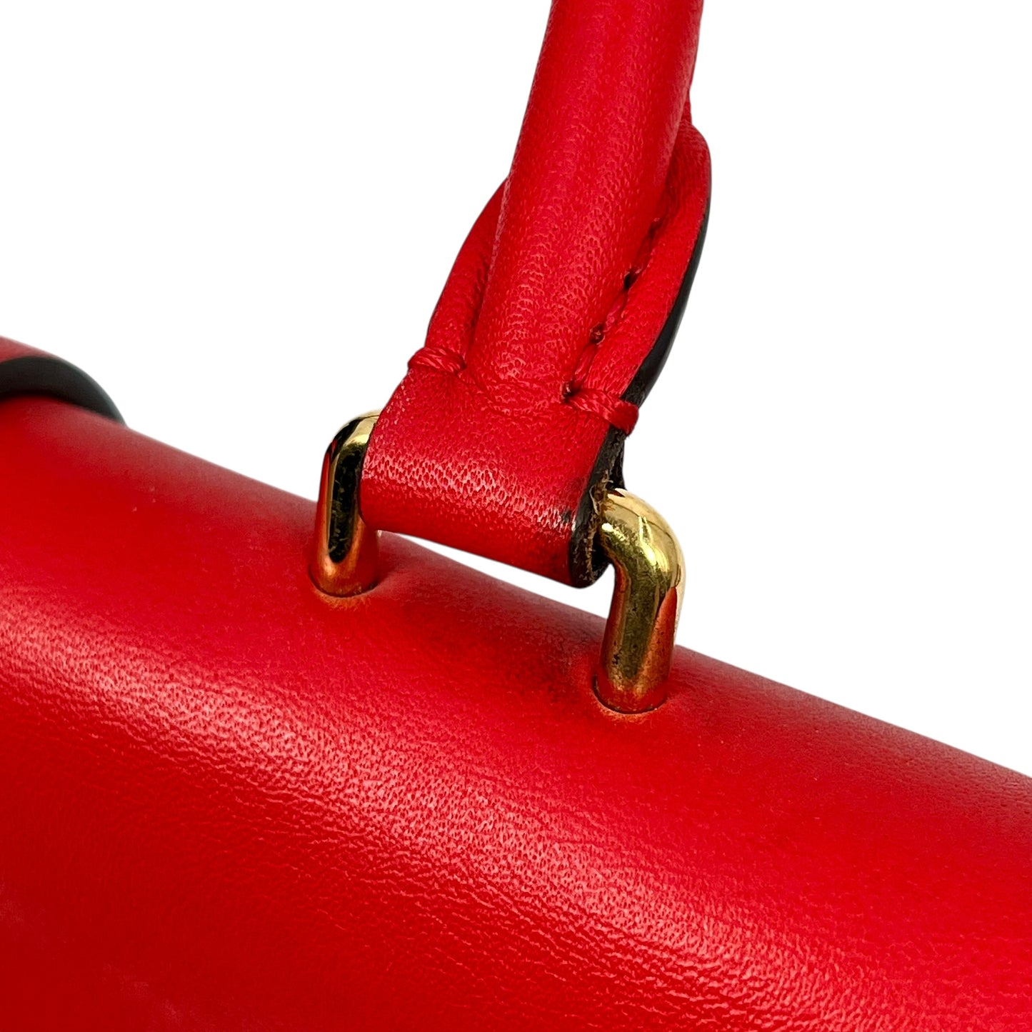 Louis Vuitton Lock BB Hand Bag Shoulder Bag - Red