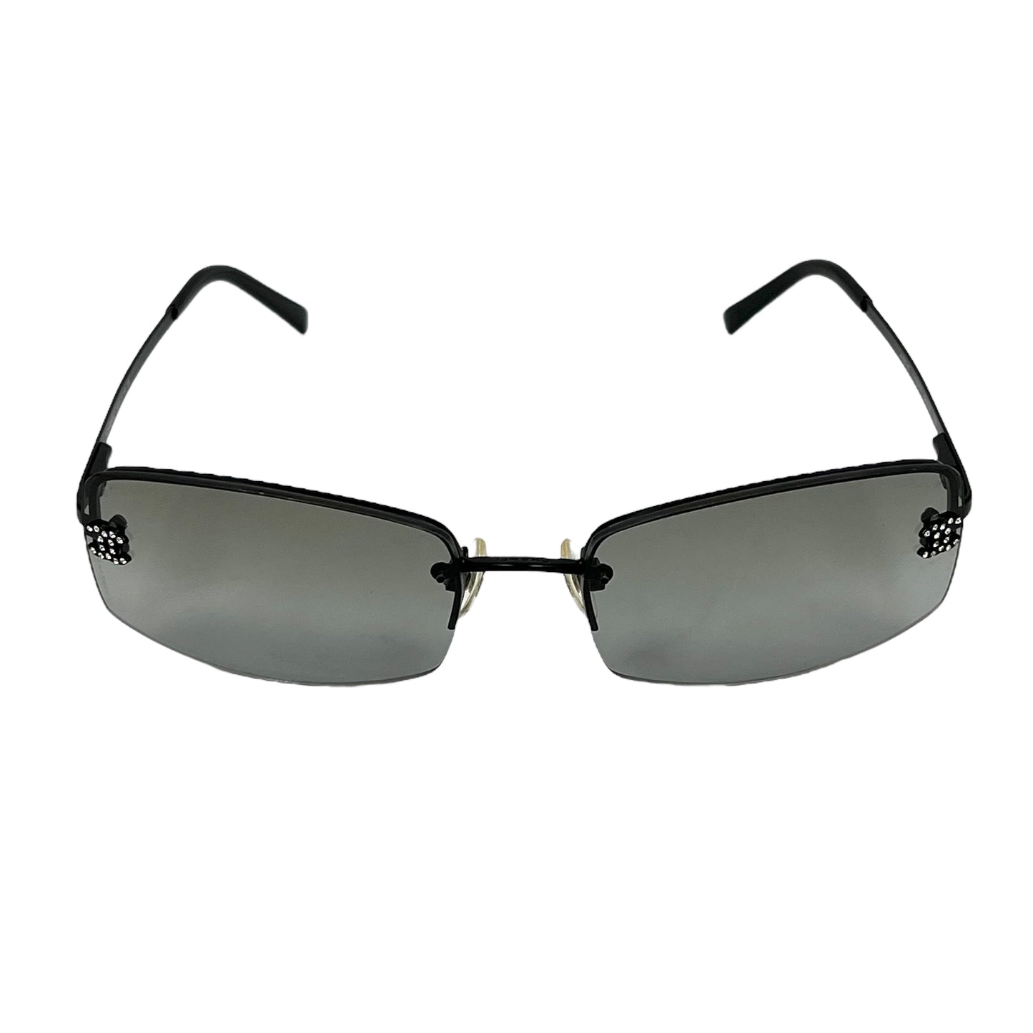 CHANEL CC Rhinestone Sunglasses