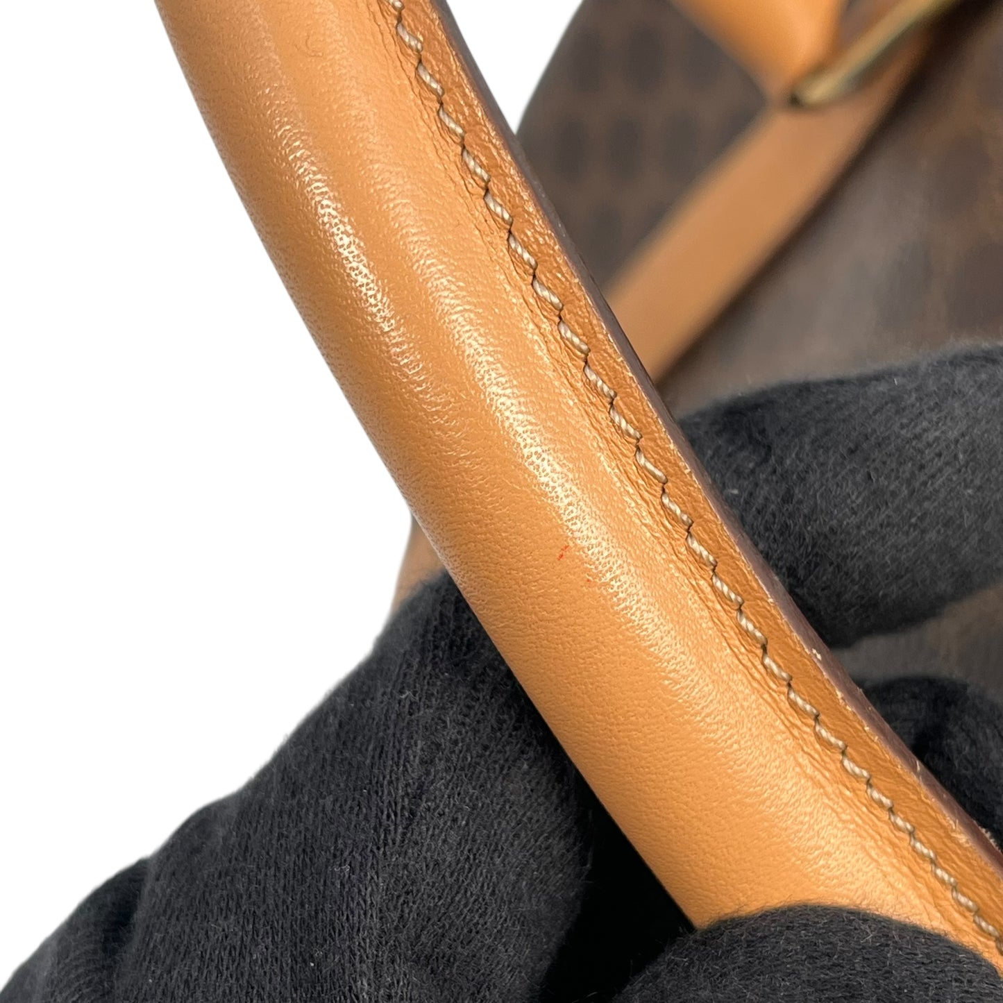 CELINE Macadam Boston Hand Bag - Brown