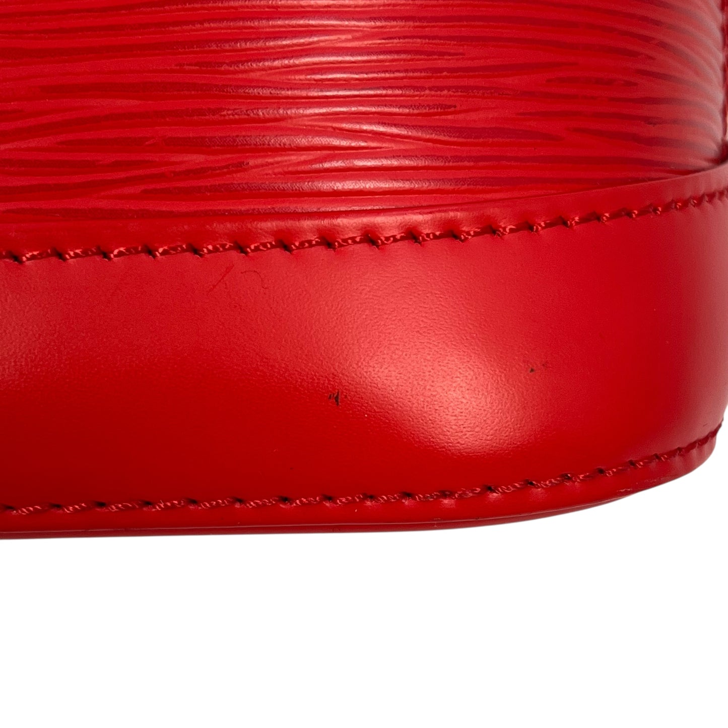 Louis Vuitton Epi Alma BB Hand Bag - Red