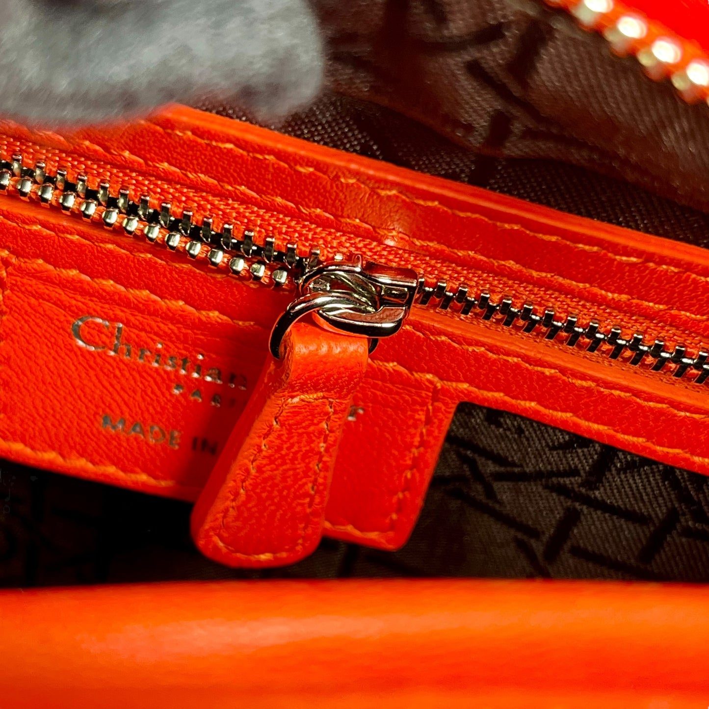 Dior Lady Dior 2way Bag - Orange