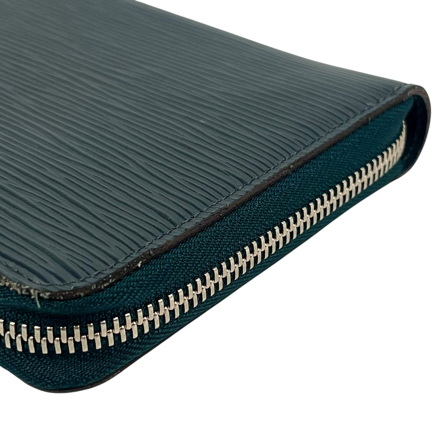 Louis Vuitton Epi Zippy Organizer Long Wallet - Black Blue