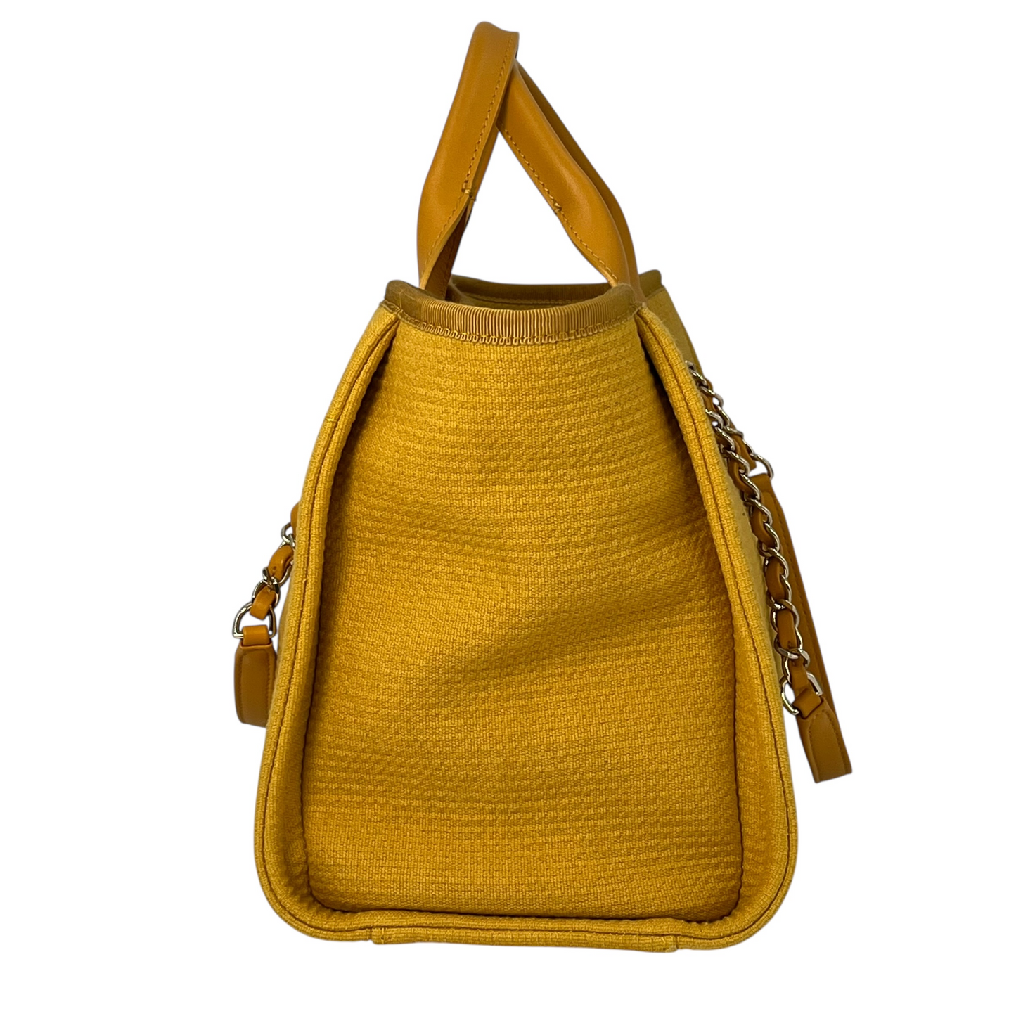CHANEL Deauville Tote Bag - Yellow