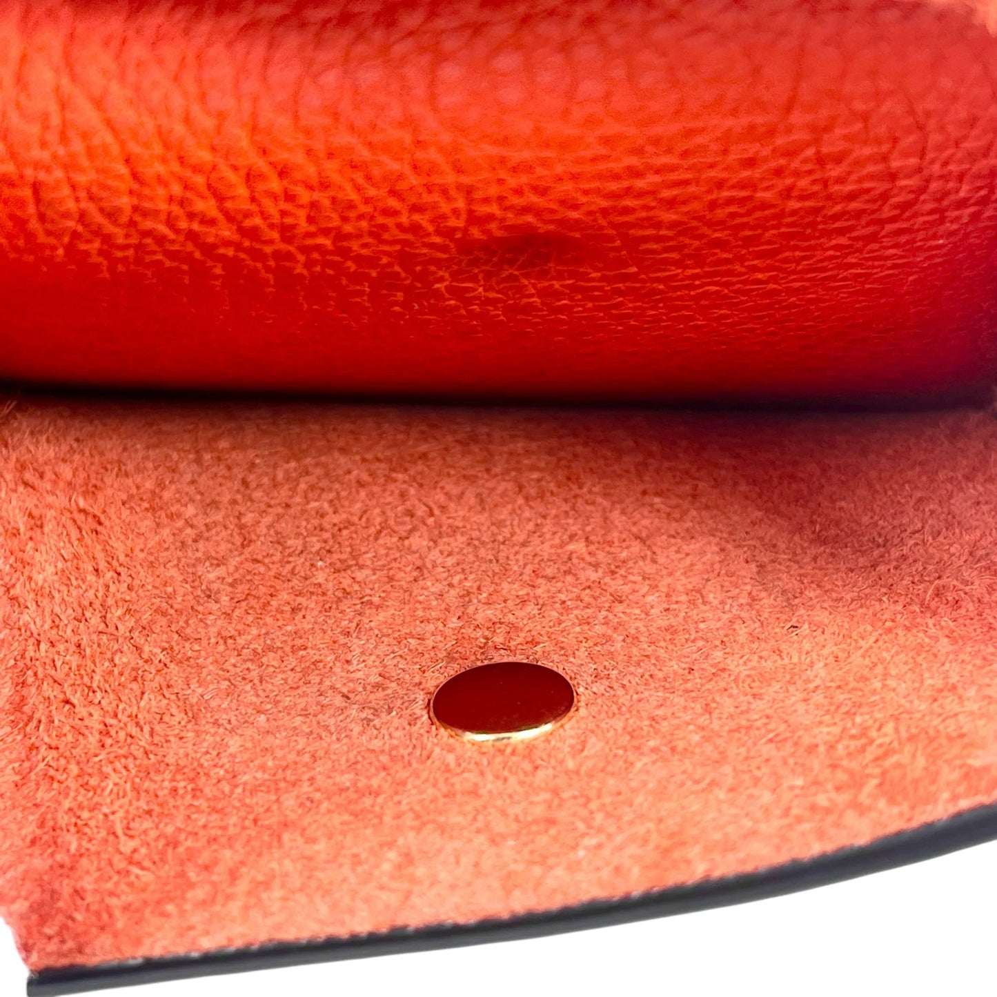 GUCCI GG Logo Embossed Compact Wallet - Orange